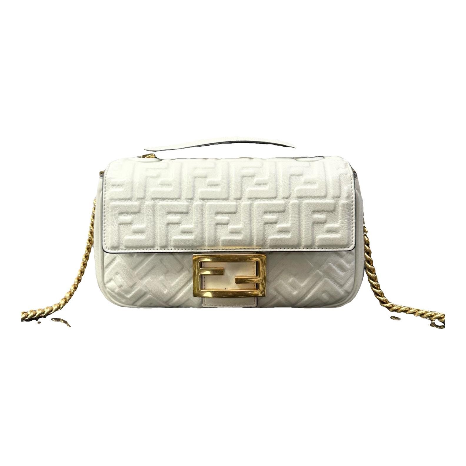 Baguette leather handbag