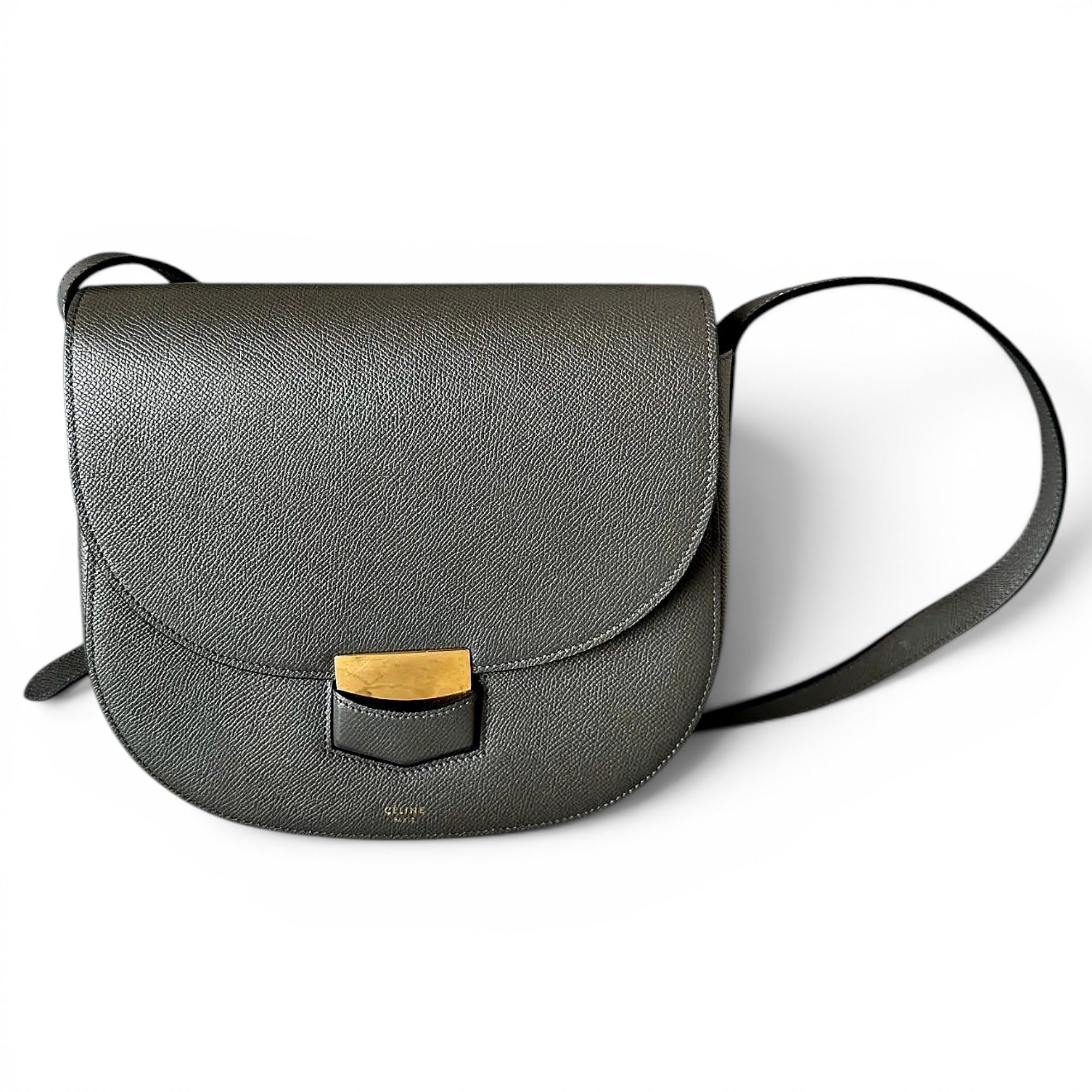 Celine Trotteur leather crossbody bag