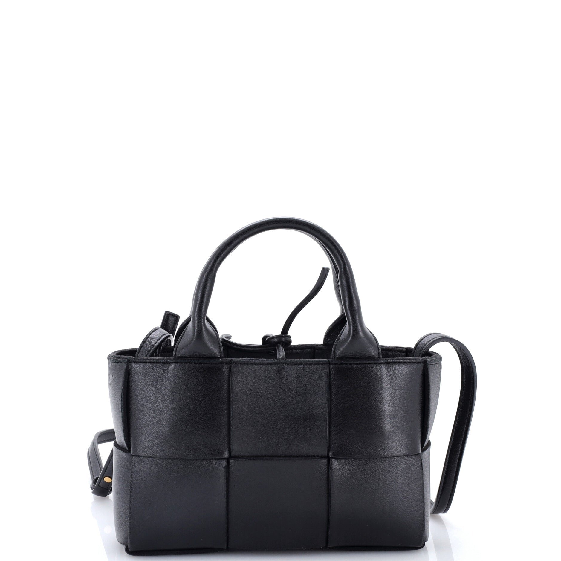 Arco Tote Maxi Intrecciato Leather Candy