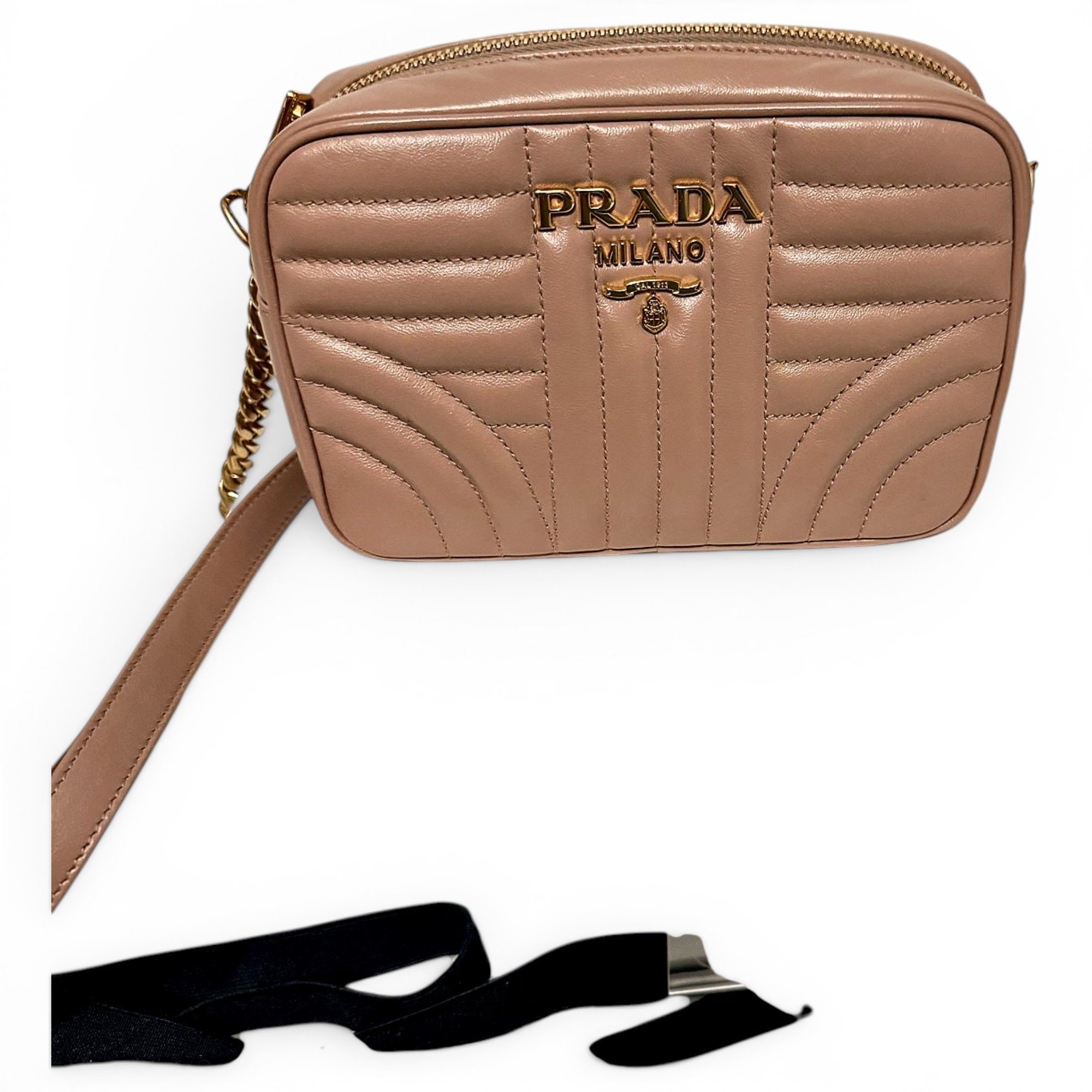 Prada Diagramme leather crossbody bag