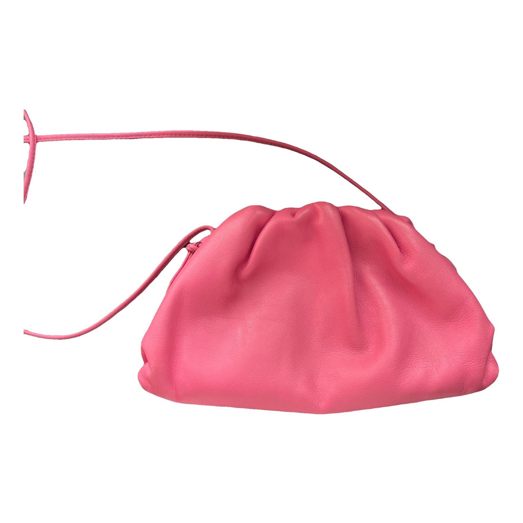 Pouch leather crossbody bag