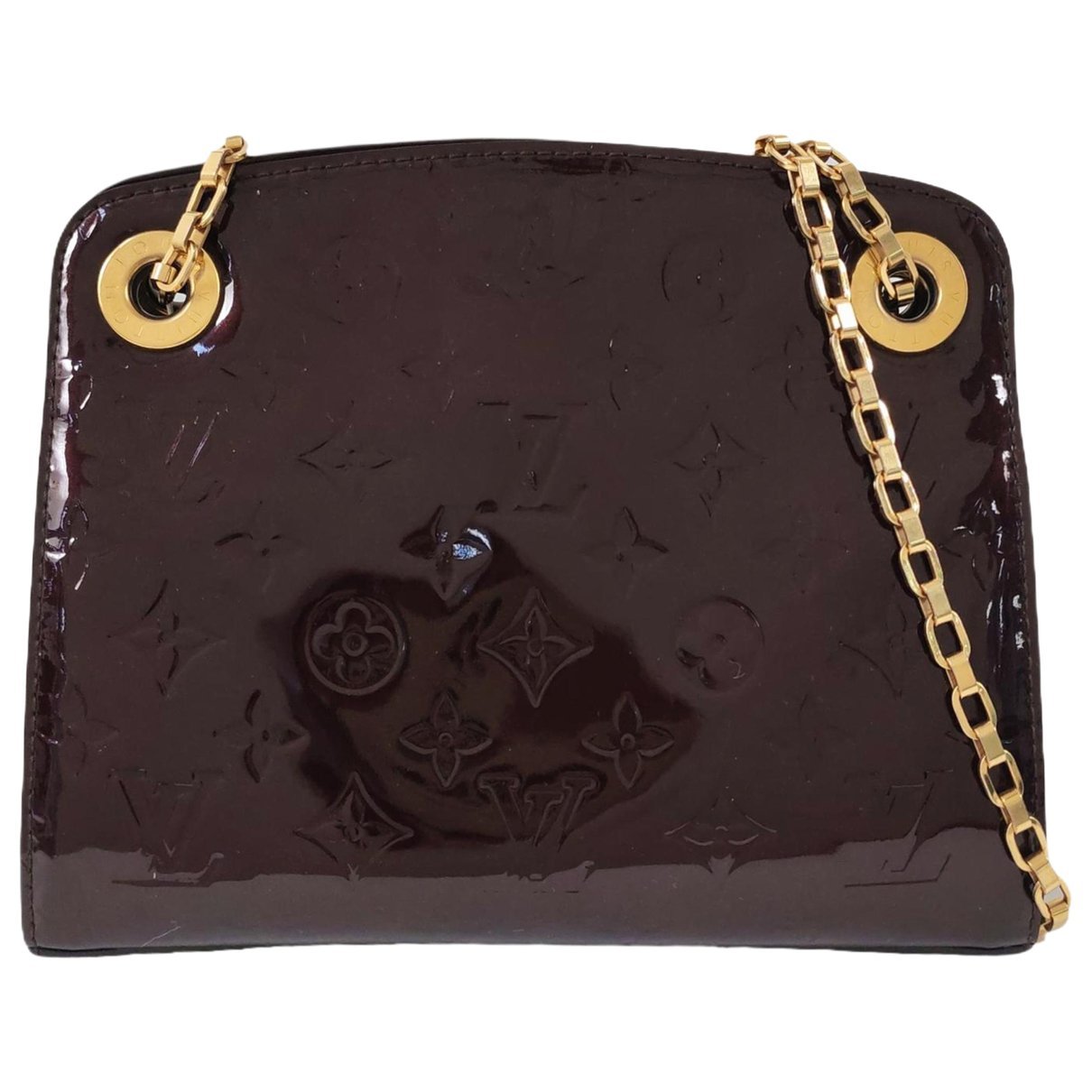 Patent leather handbag