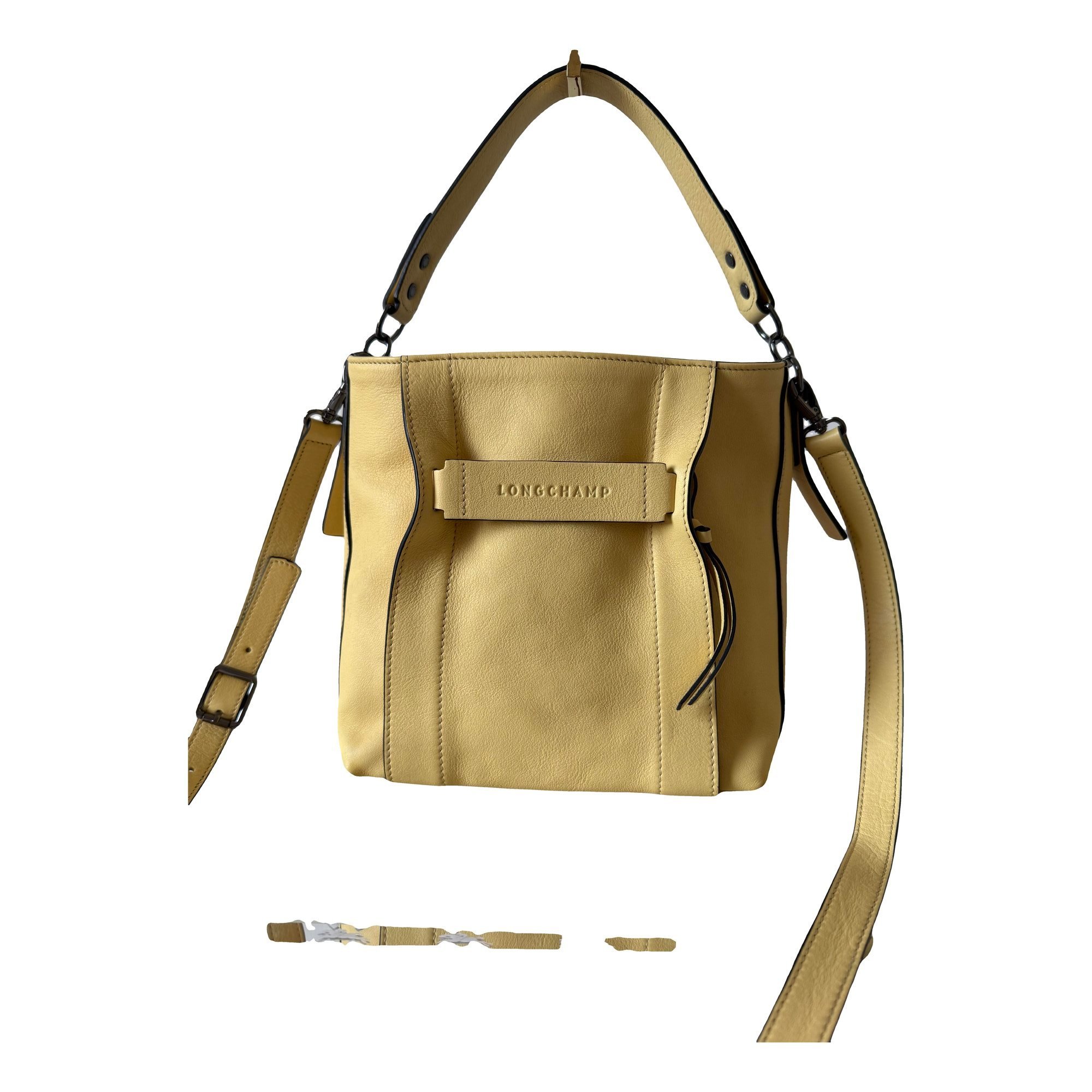 3D leather crossbody bag