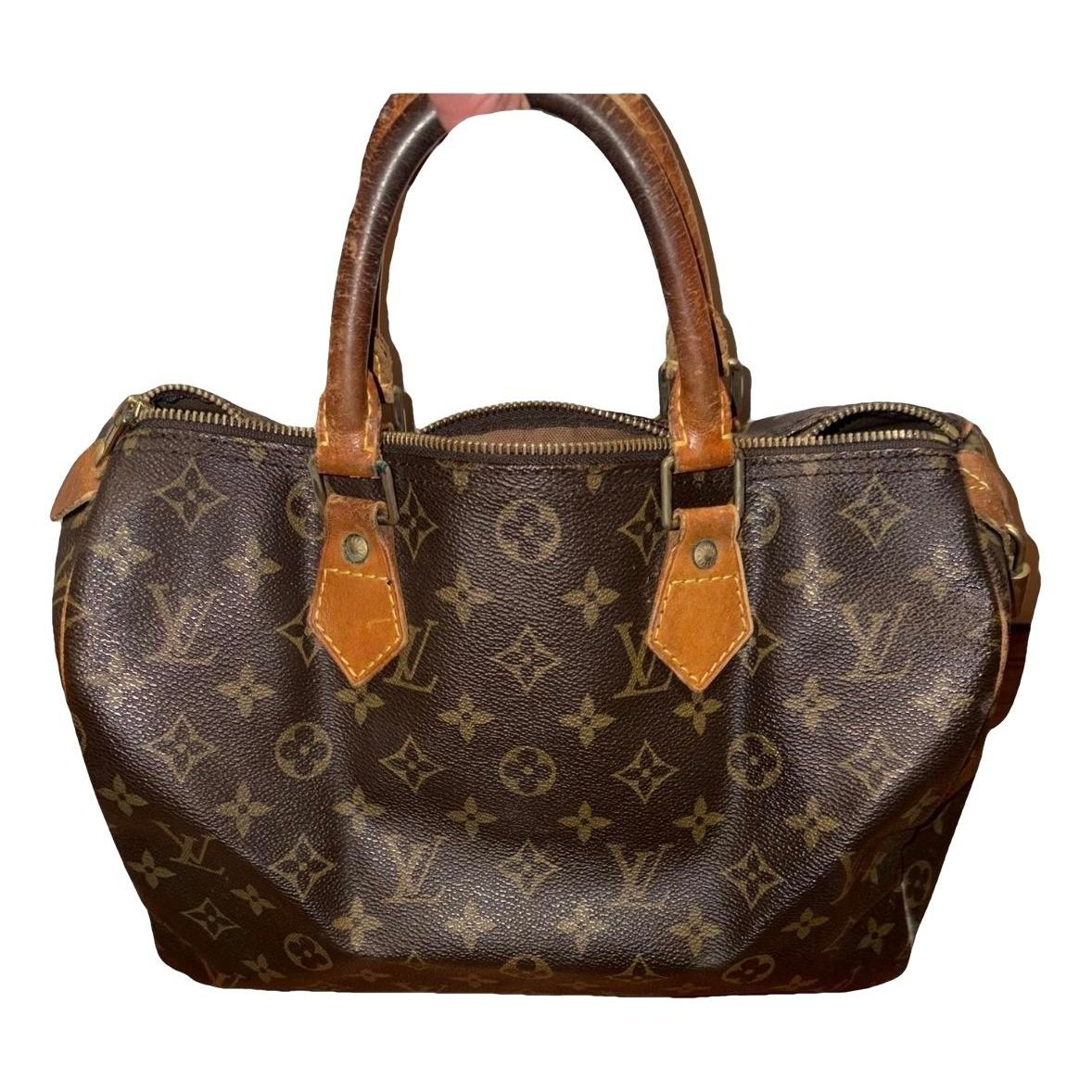 Speedy leather handbag