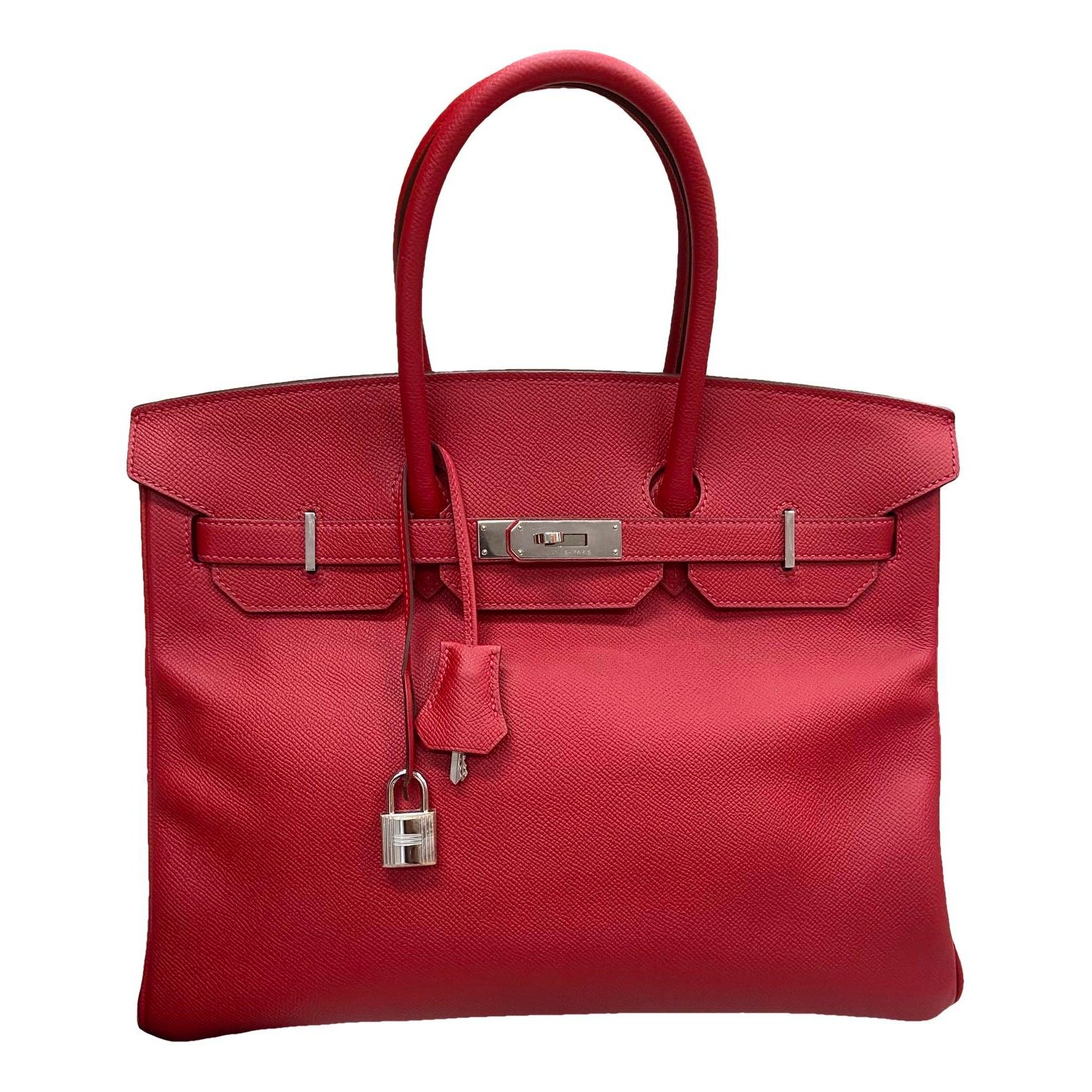 Birkin 35 leather handbag