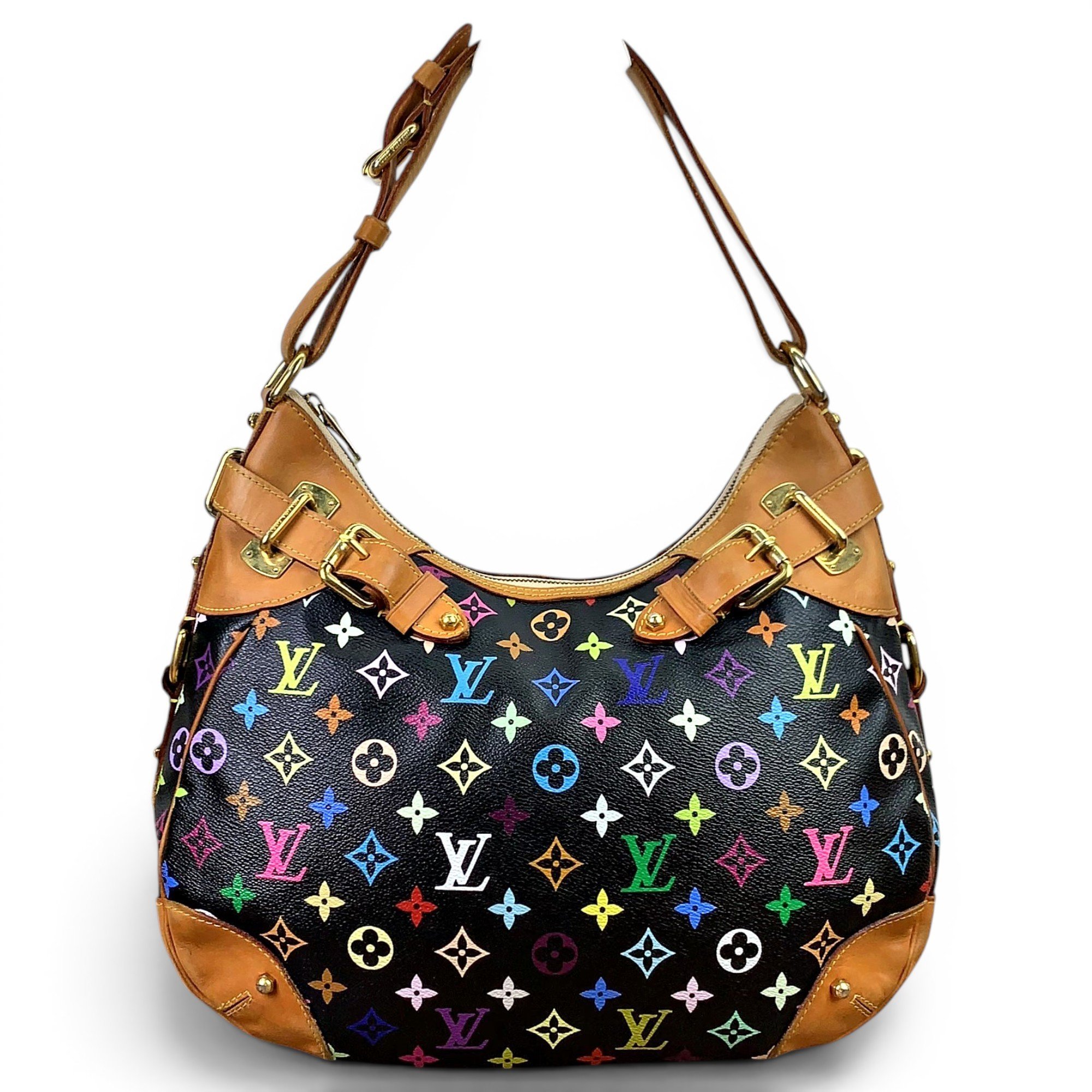 Greta leather handbag