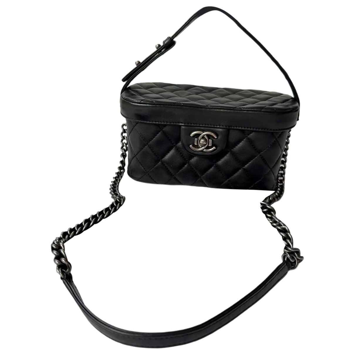 Vanity leather bag