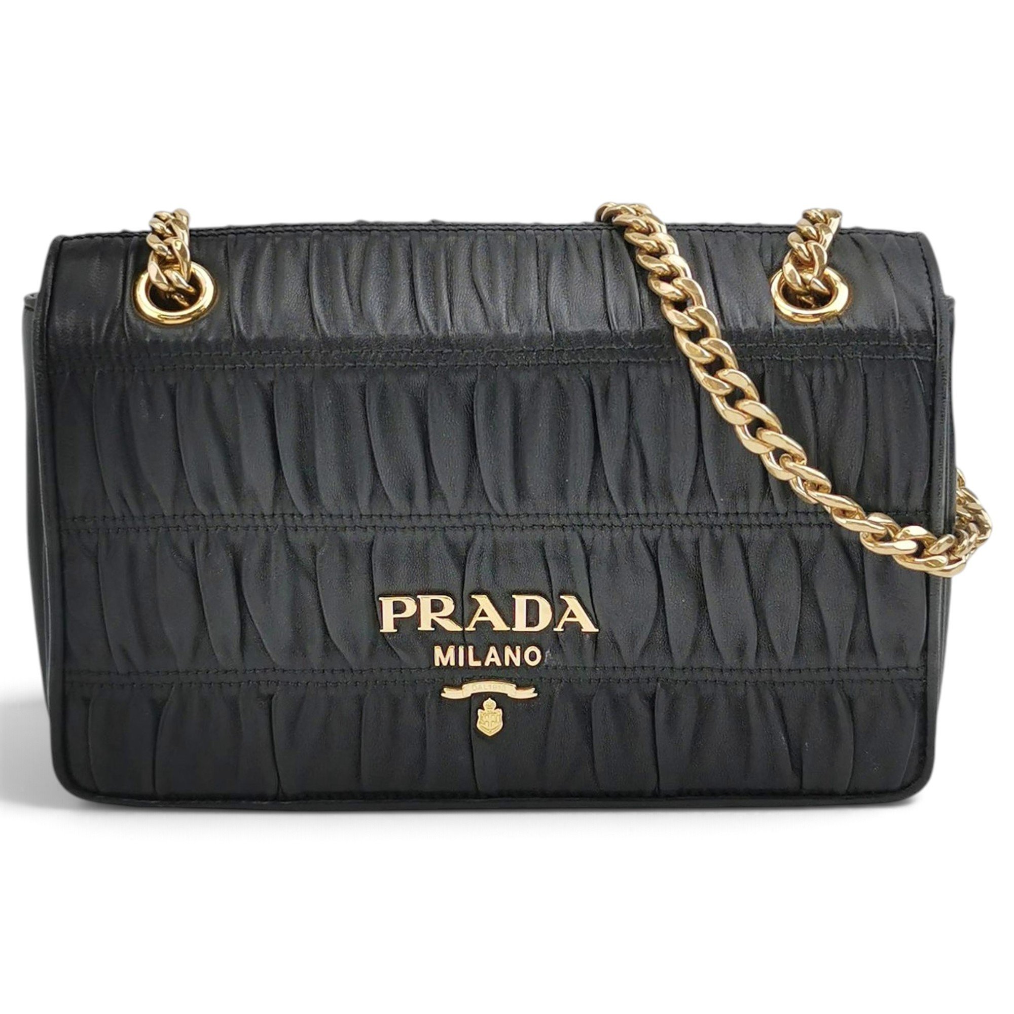 Diagramme leather handbag