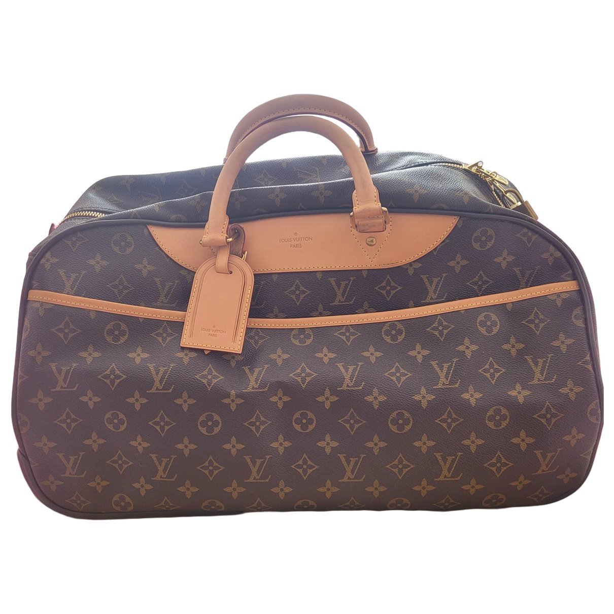 Eole leather travel bag