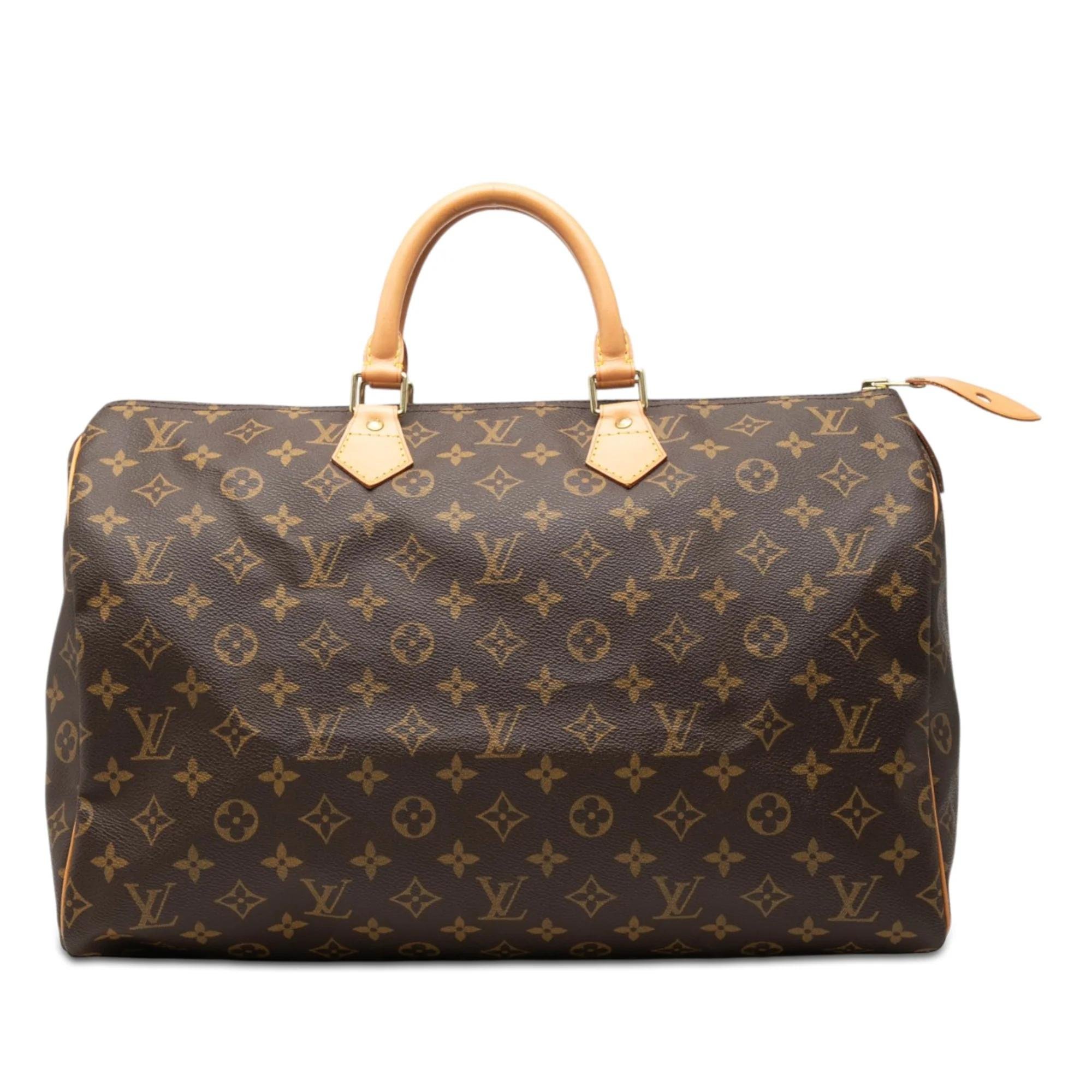 Speedy leather bag