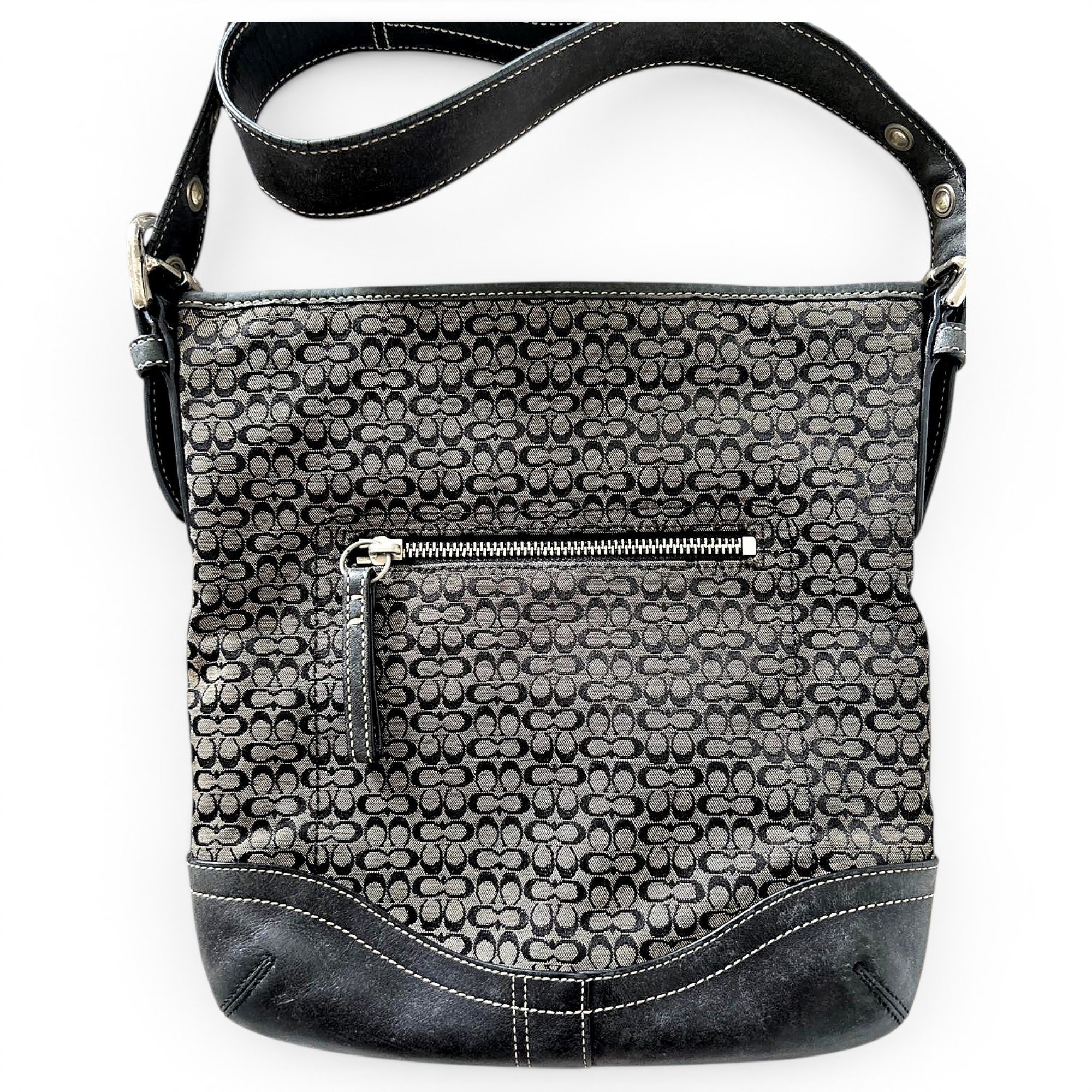 Leather crossbody bag