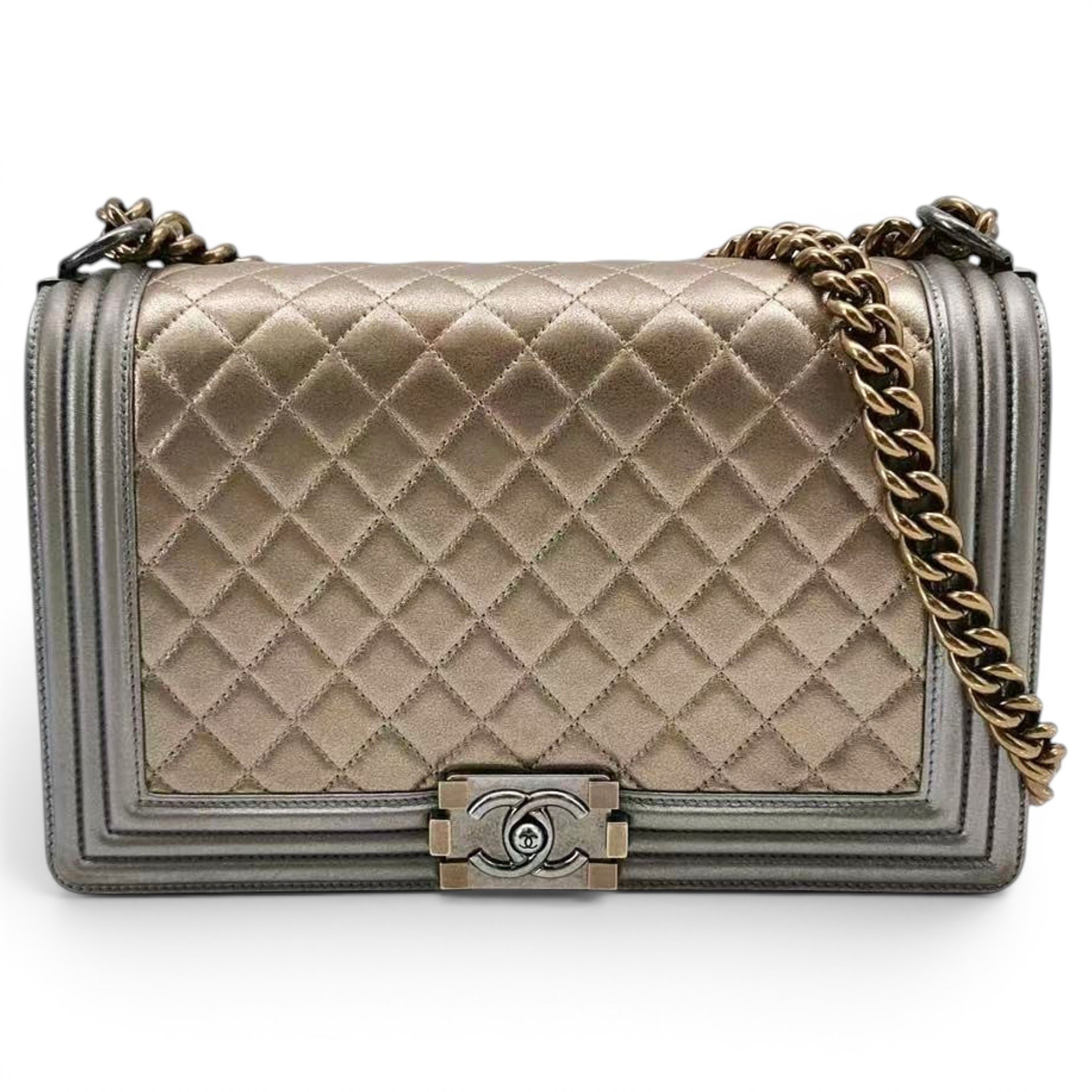 Boy leather crossbody bag