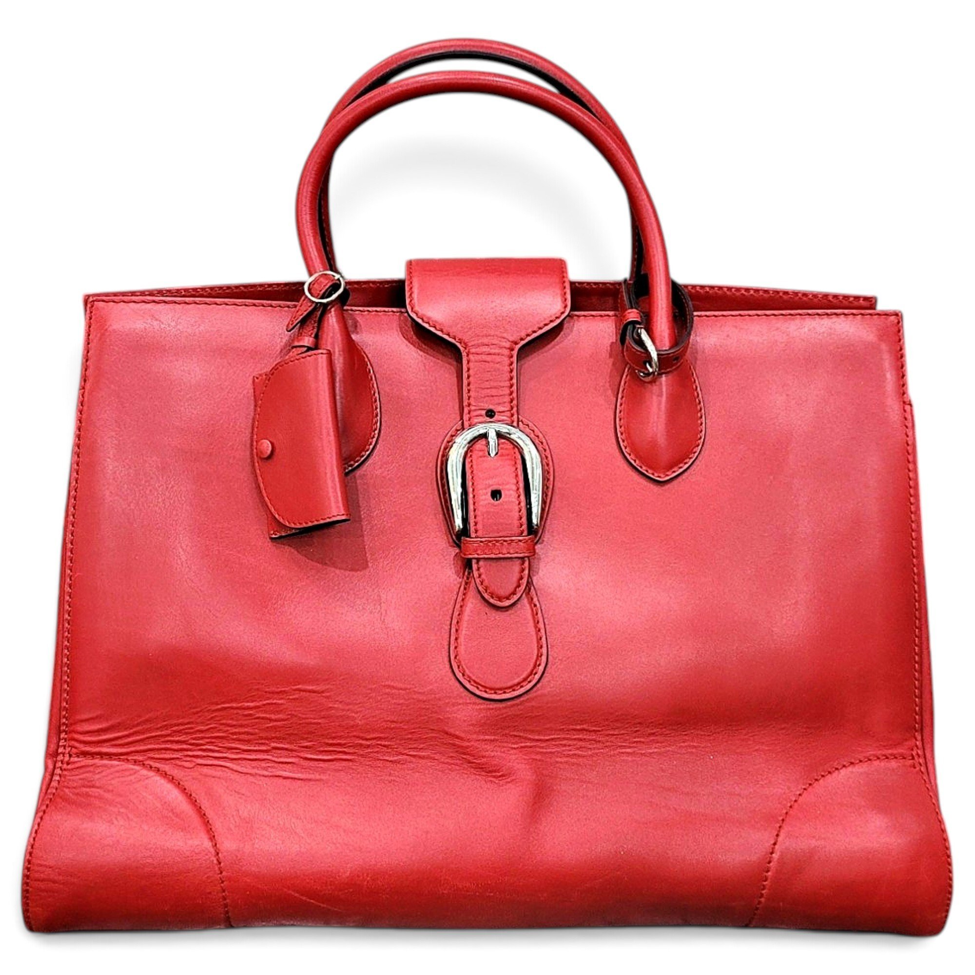 Leather tote
