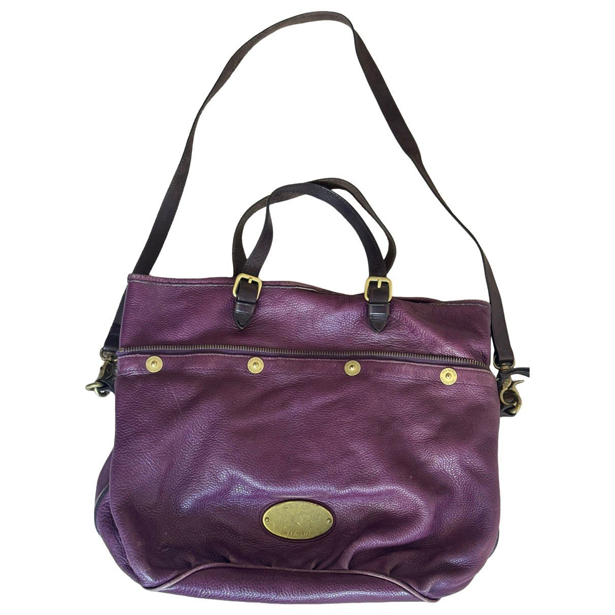 Mitzy leather tote