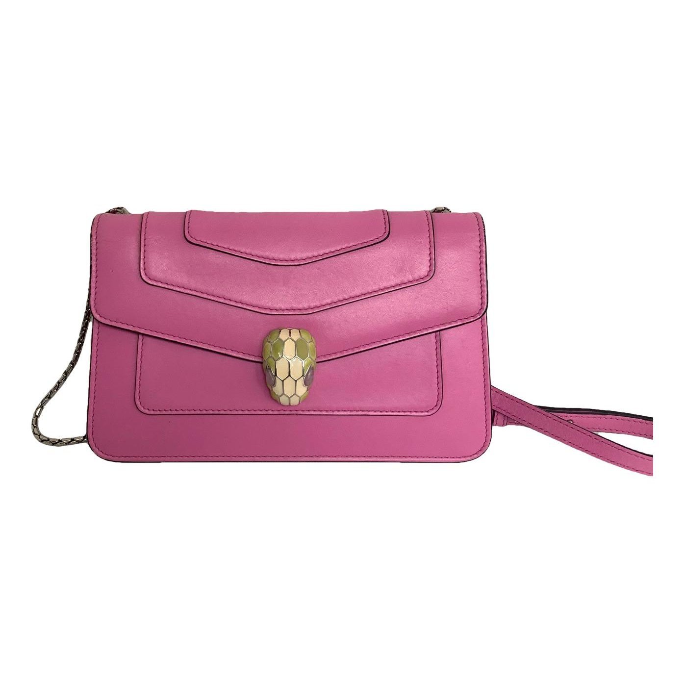 Serpenti leather handbag