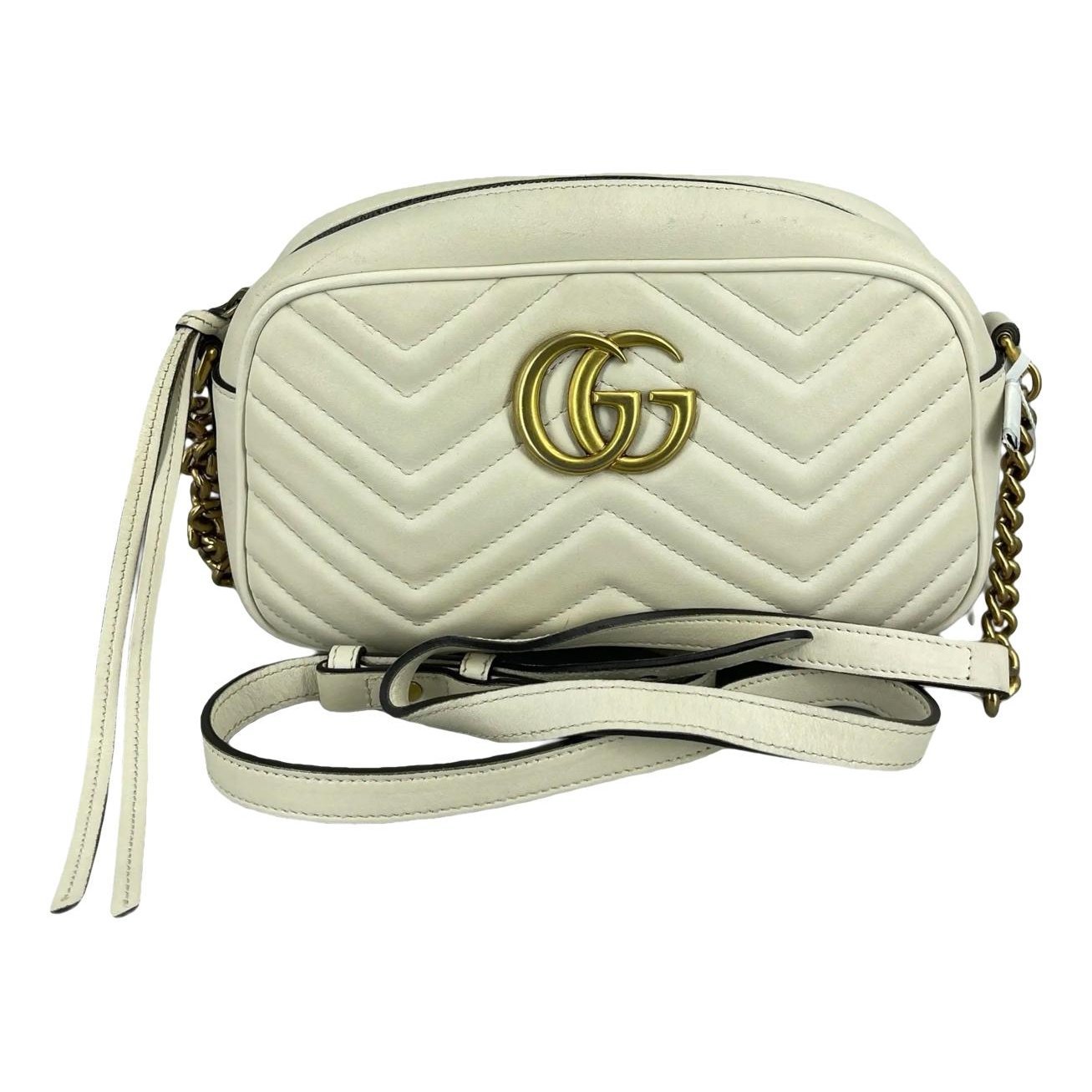 Pearly GG Marmont leather handbag