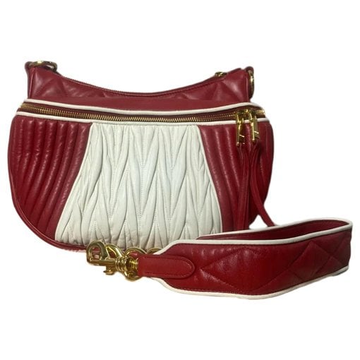 Miu Wander leather handbag