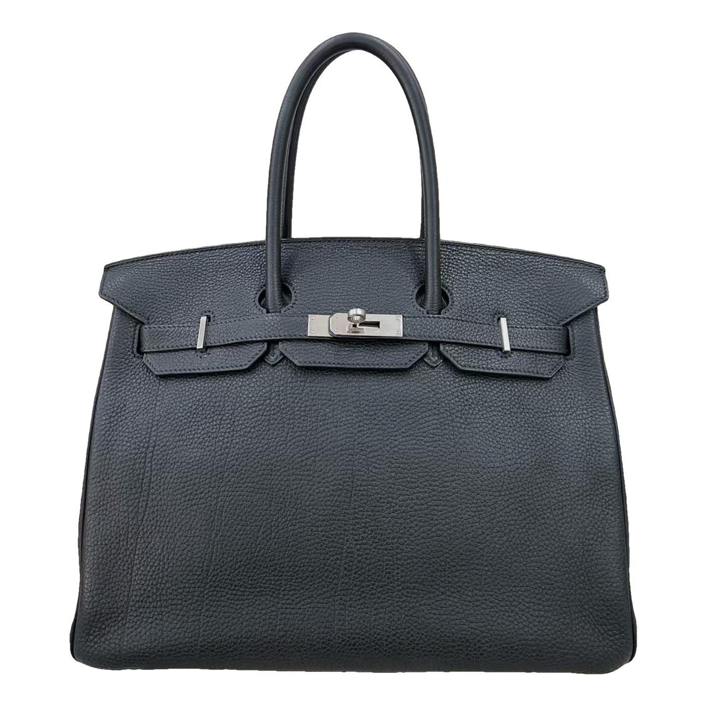 Hermes Birkin 35 Handbag Black Togo Leather