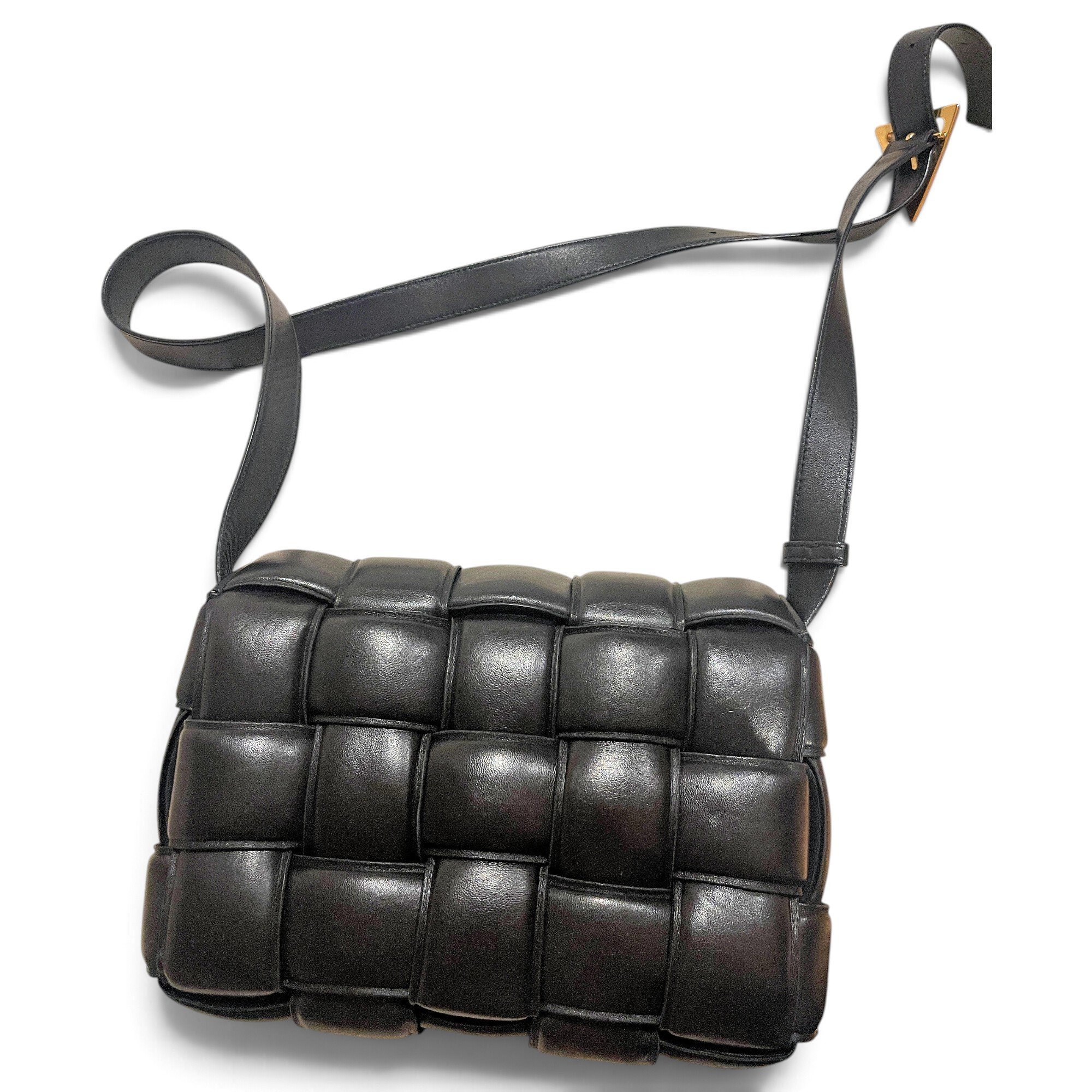 Cassette Padded leather handbag