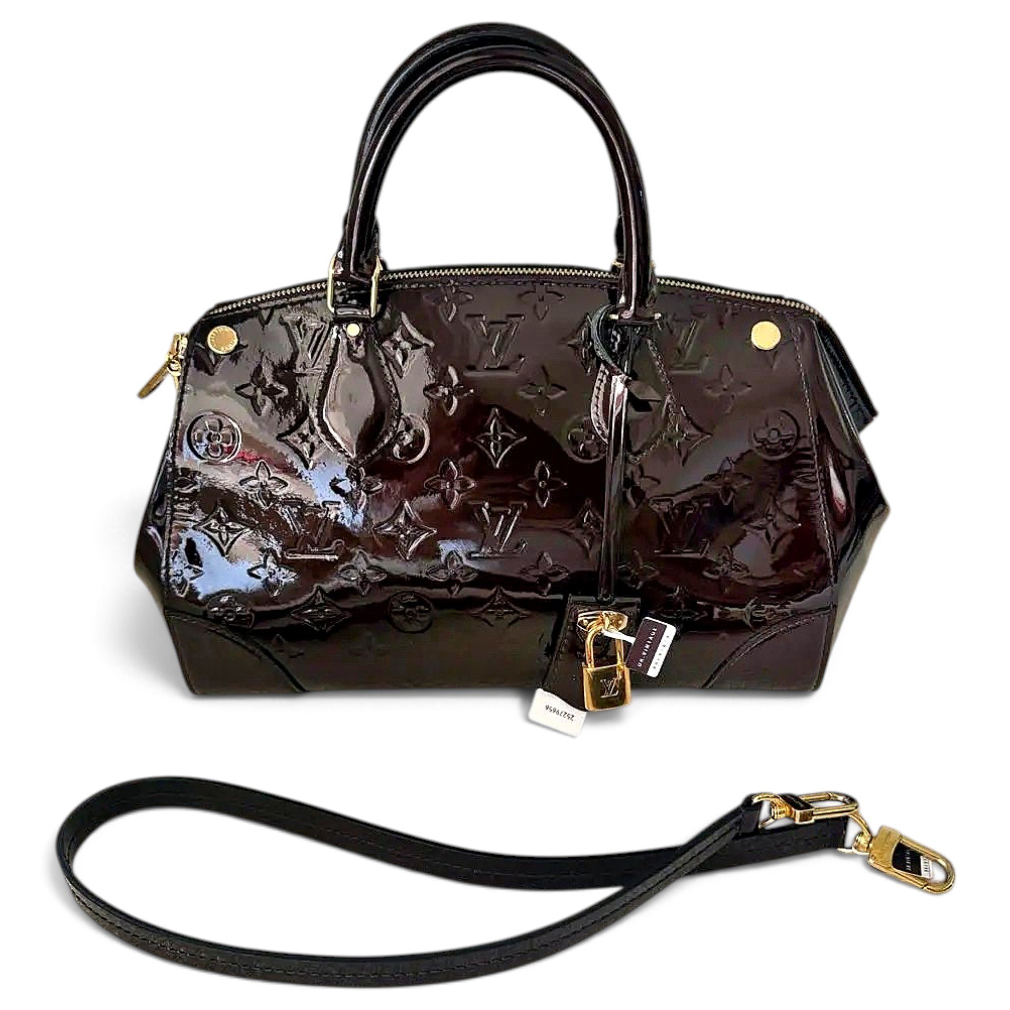 Avalon patent leather handbag