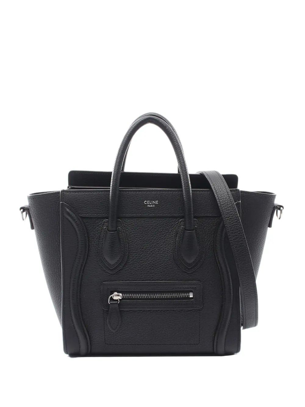 2010-2026 Nano Drummed Calfskin Luggage tote bag