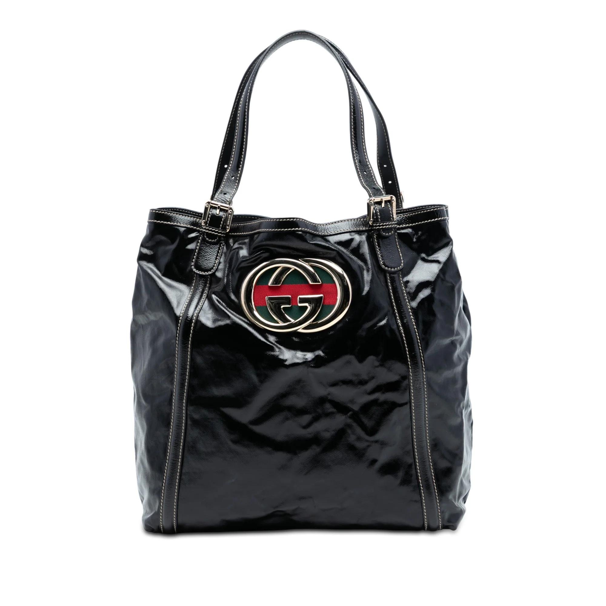 Gucci Dialux Britt leather handbag