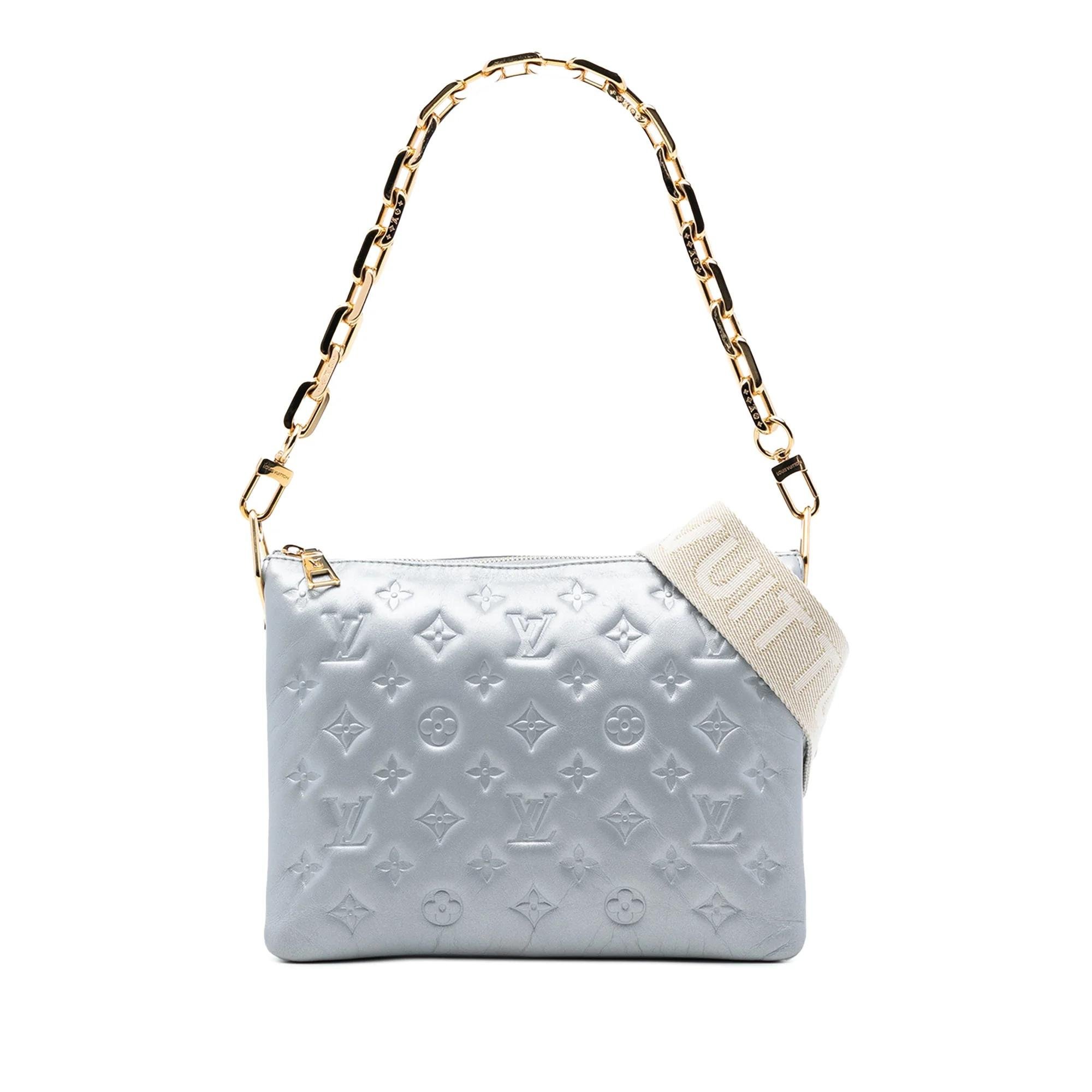 Coussin leather handbag