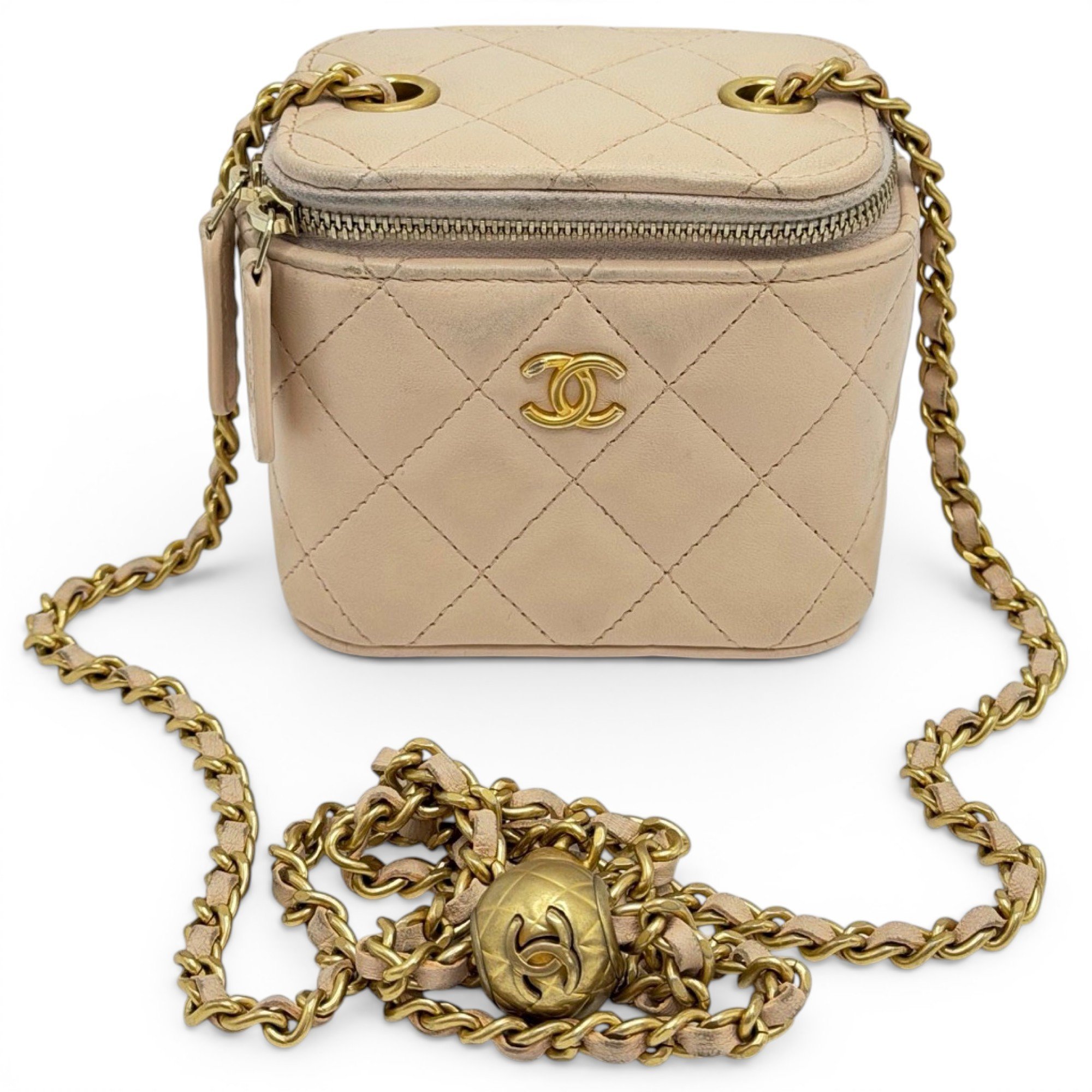 Vanity leather mini bag