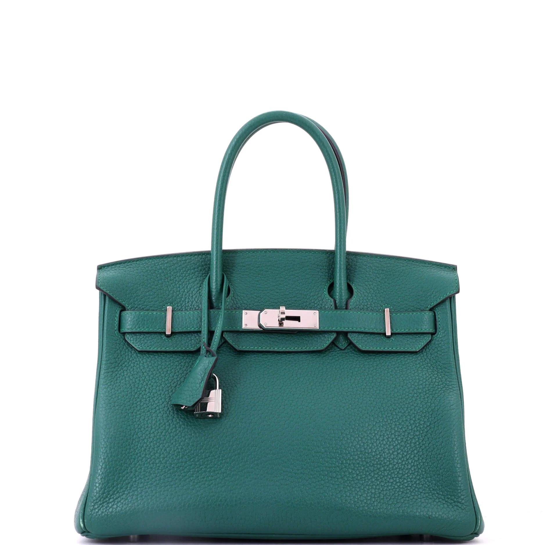 Birkin 30 leather handbag