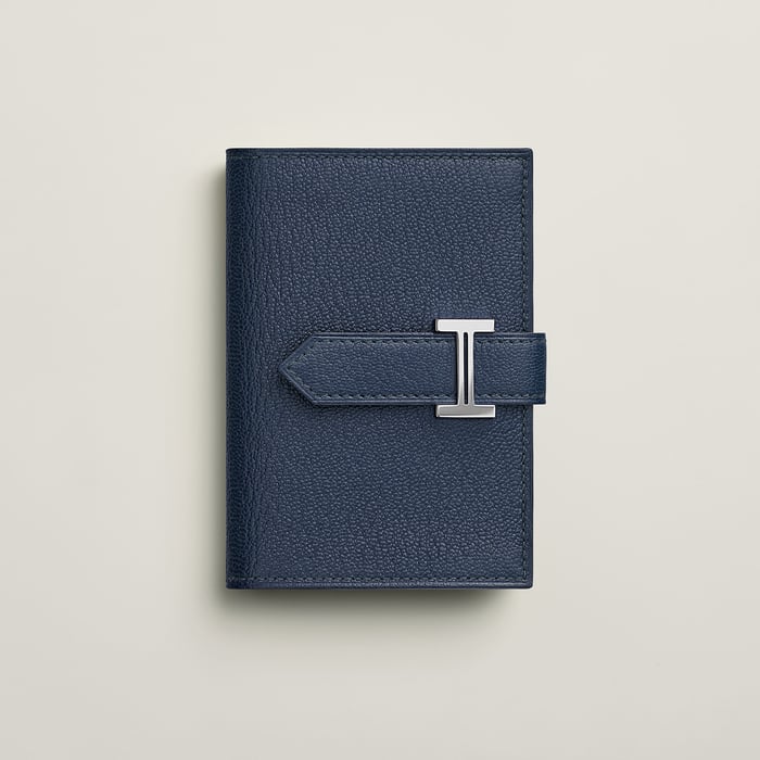 Navy Bearn Mini Wallet