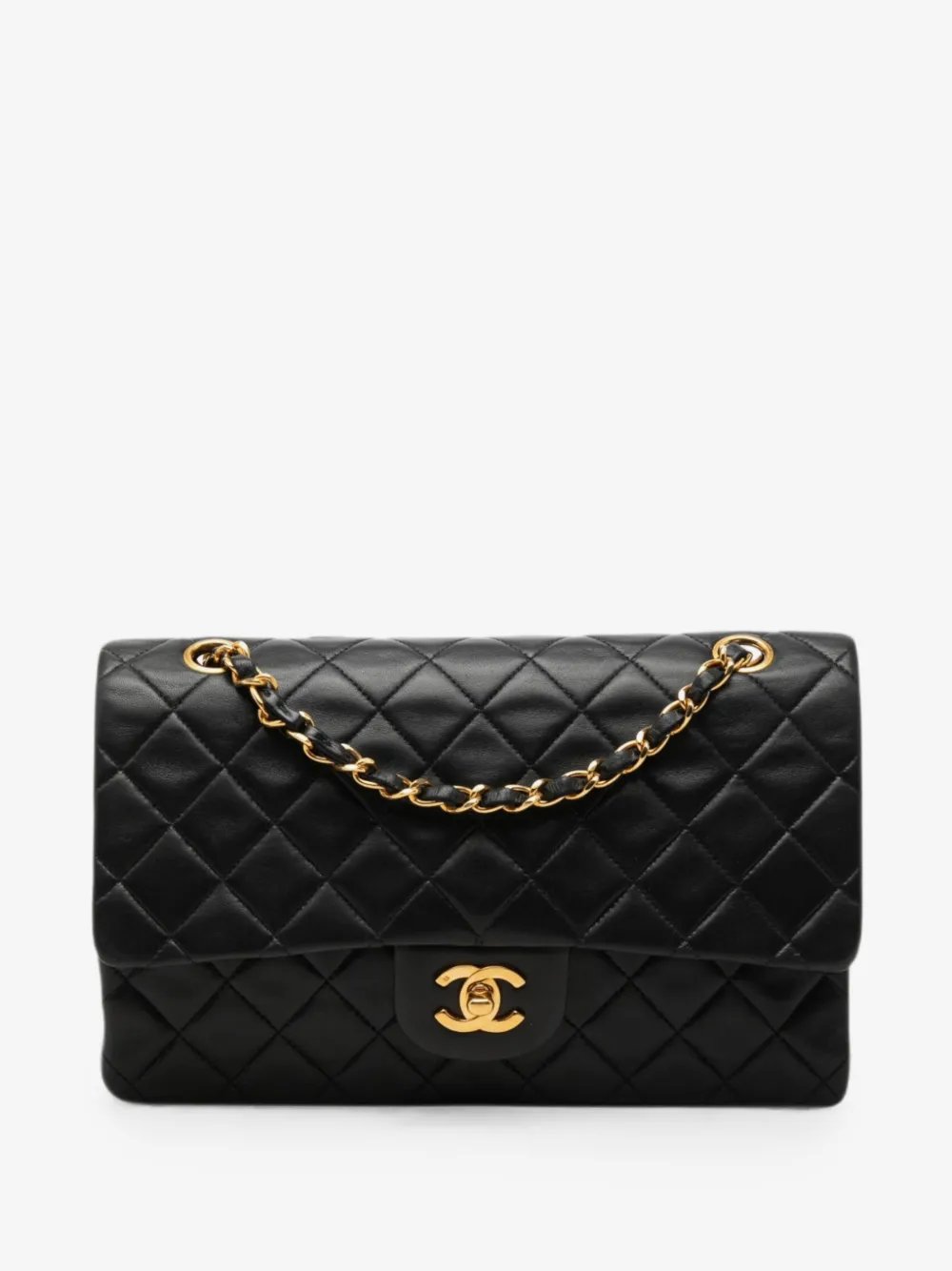 1994-1996 Medium Classic Lambskin Double Flap shoulder bag