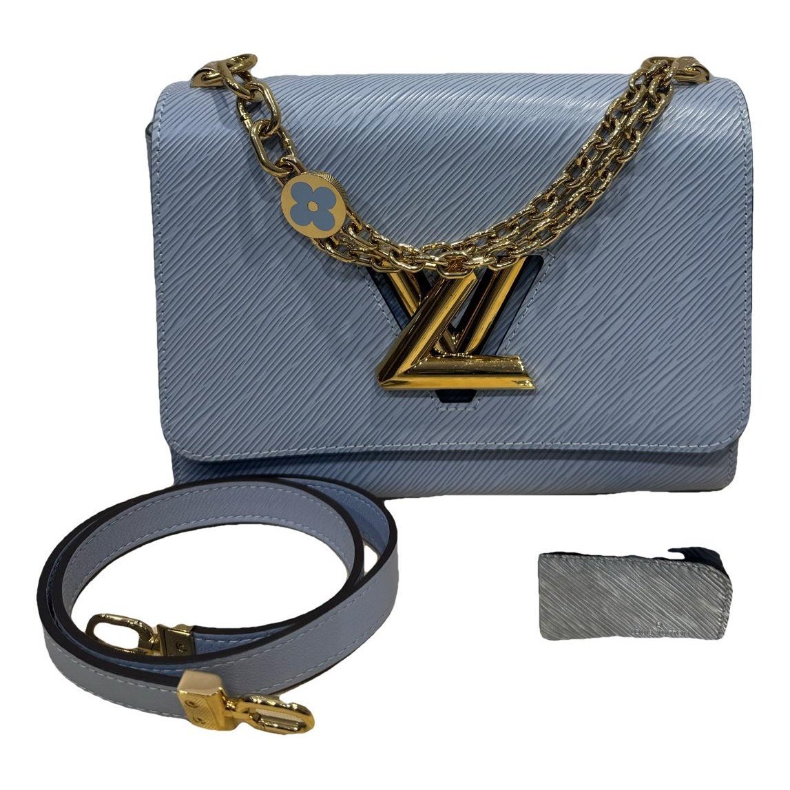 Twist leather handbag