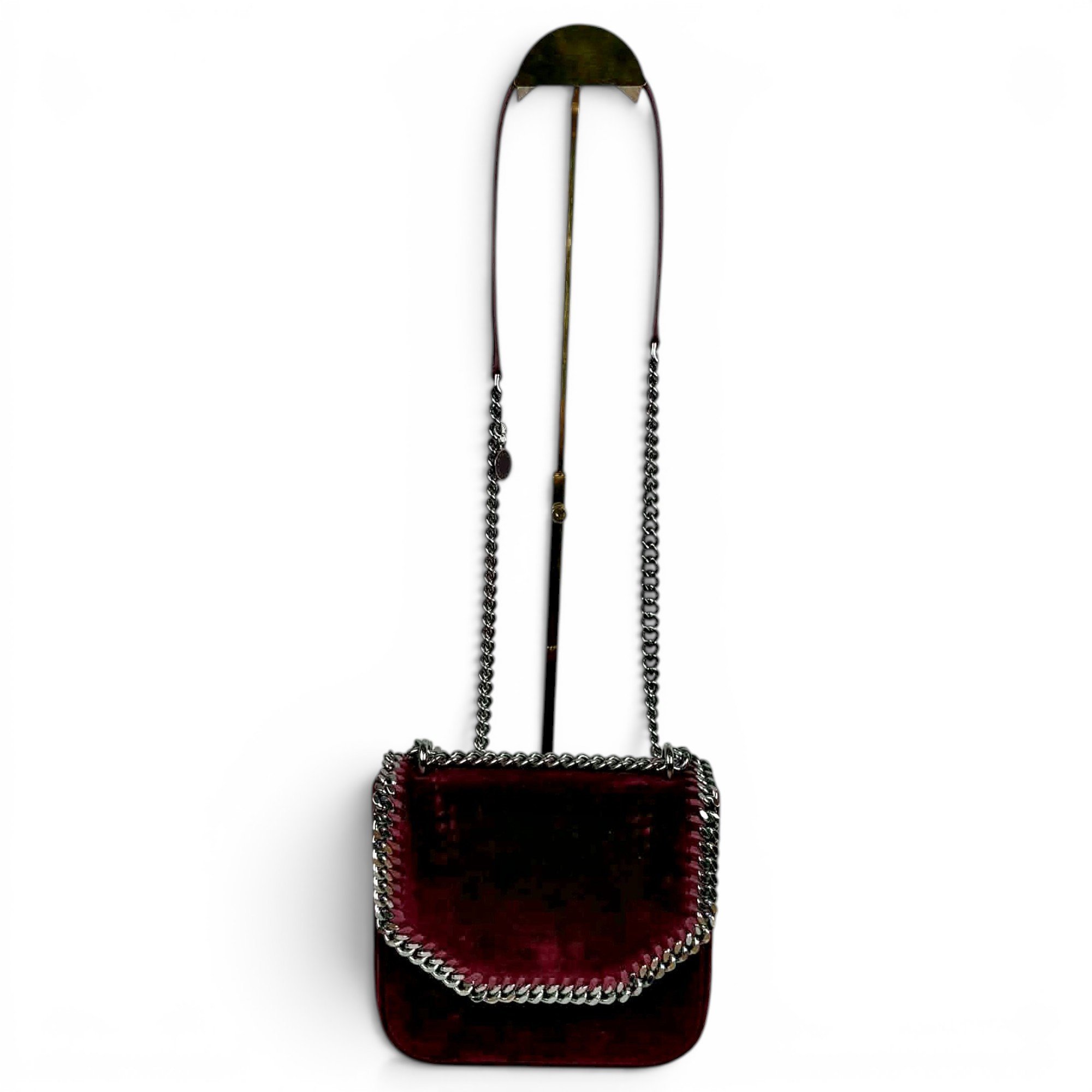 Velvet handbag