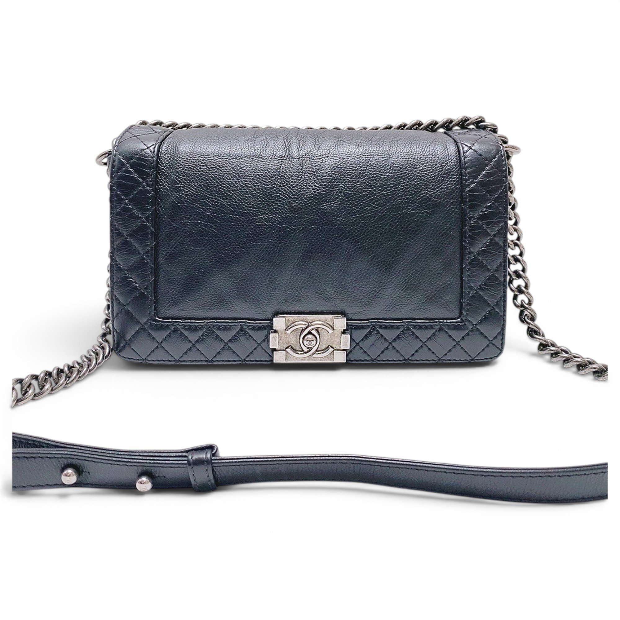 Leather handbag