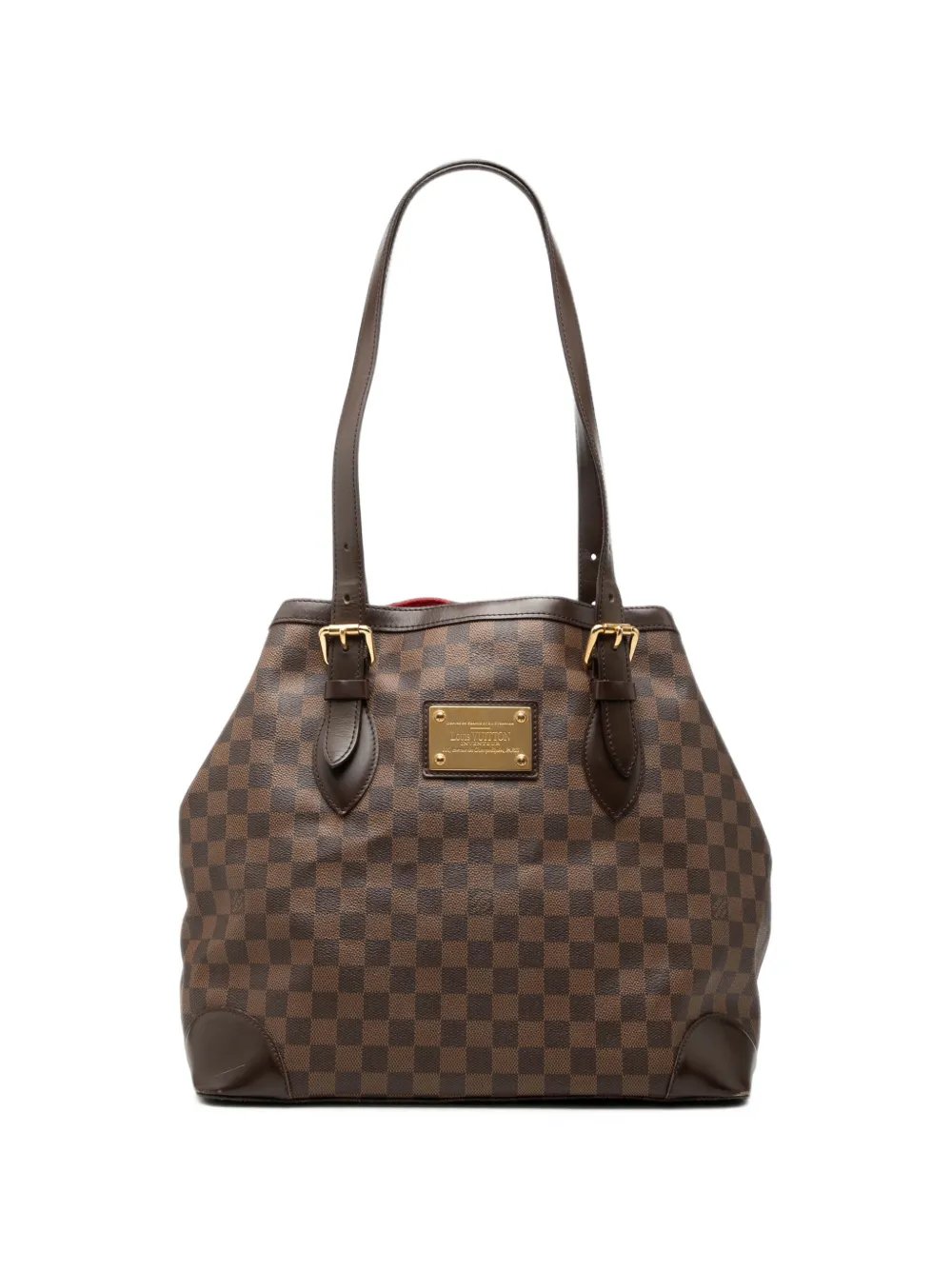1990-2010 Damier Ebene Hampstead MM tote bag