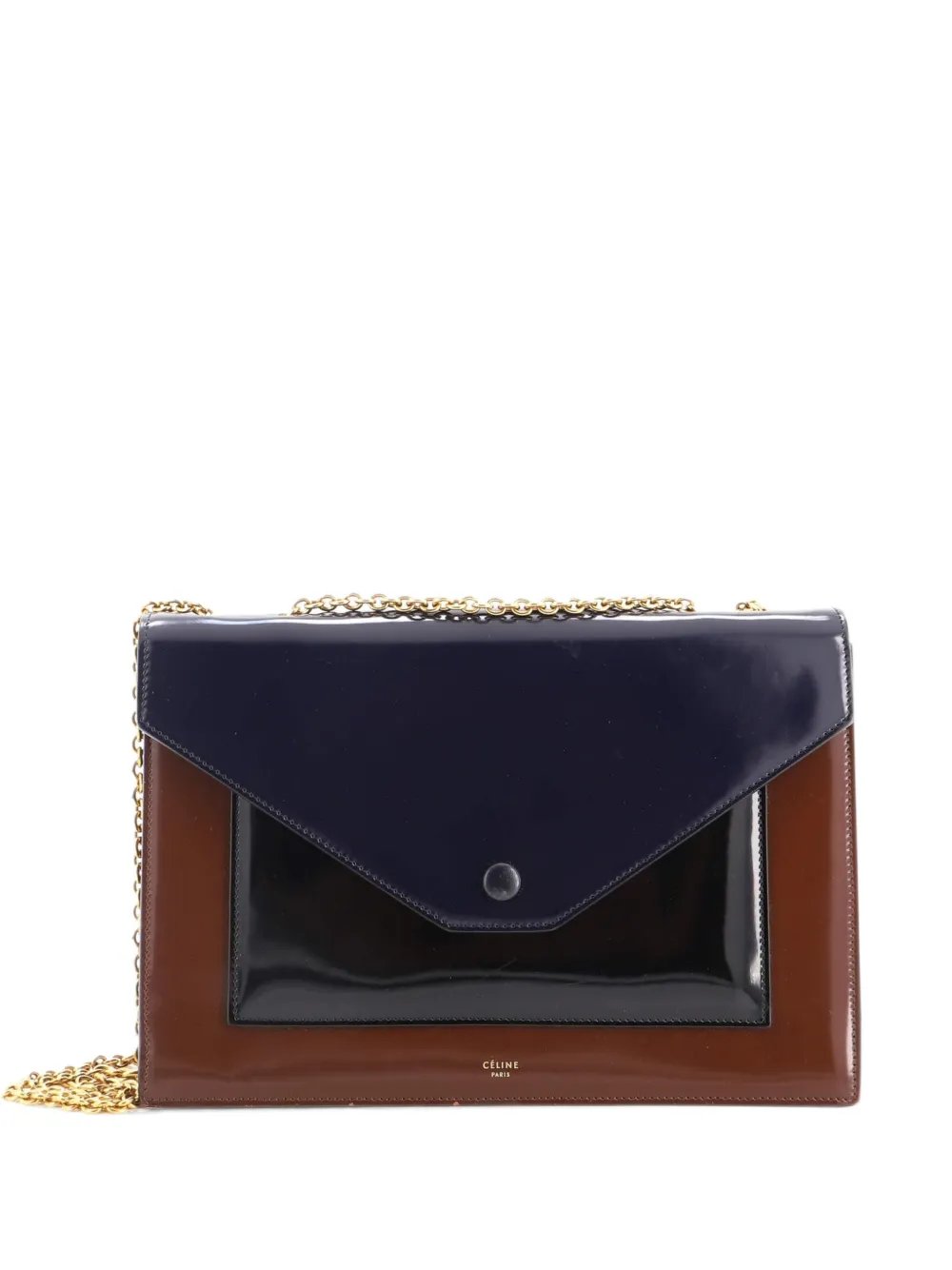 Pocket Envelope Patent Medium shoulder bag