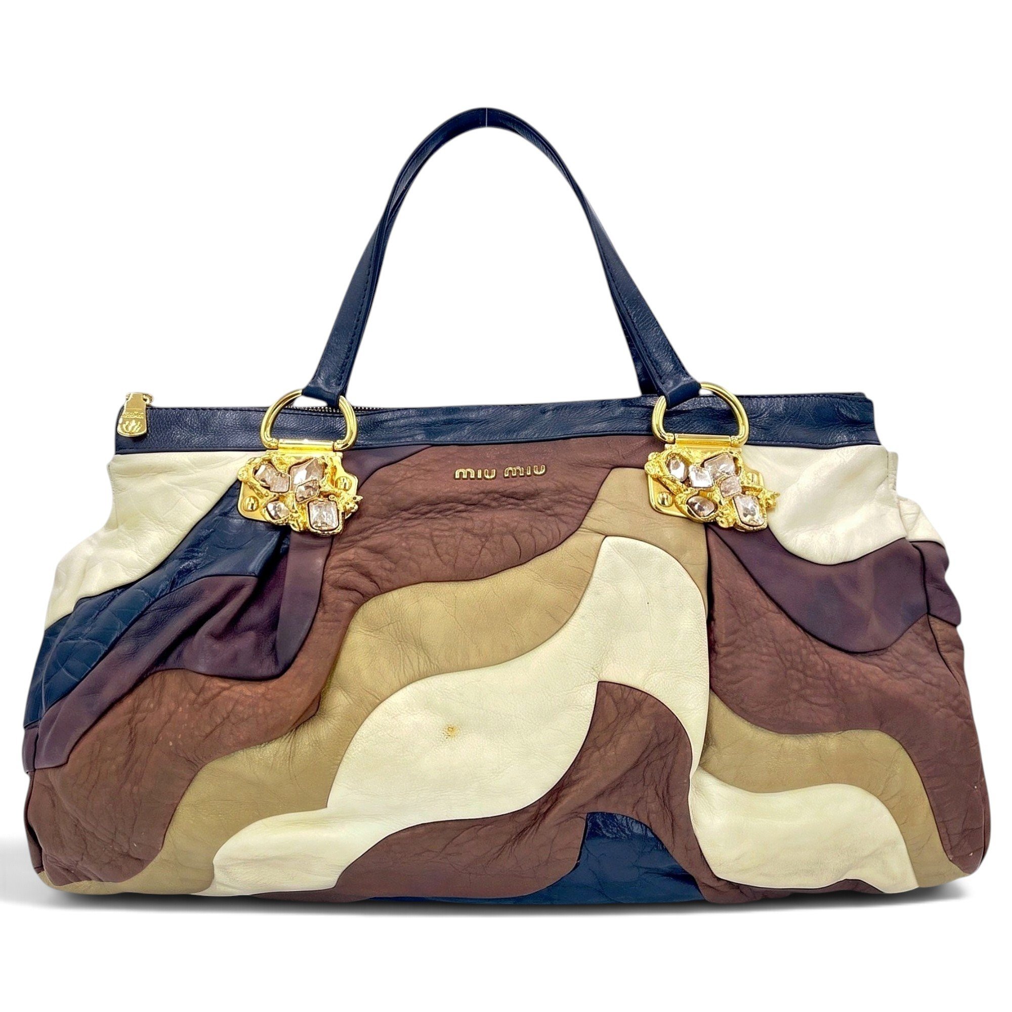 Leather handbag
