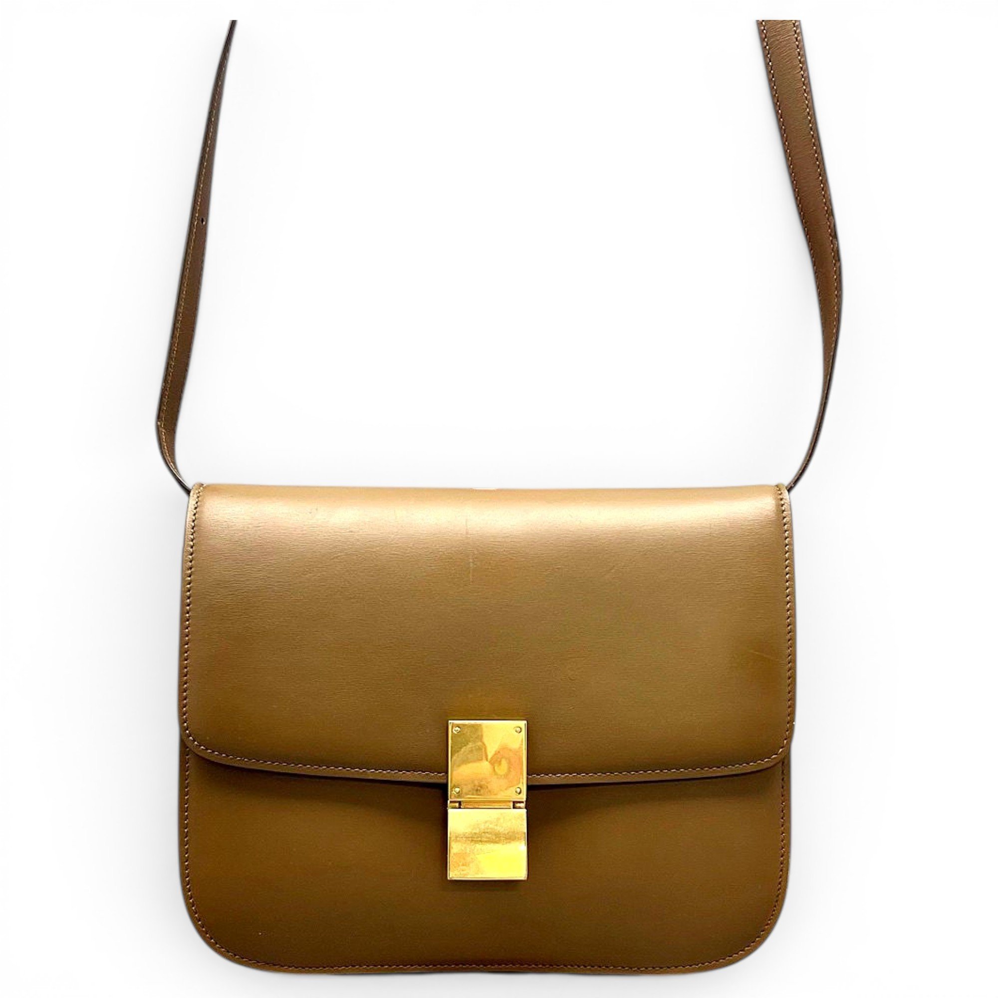 Classic leather handbag