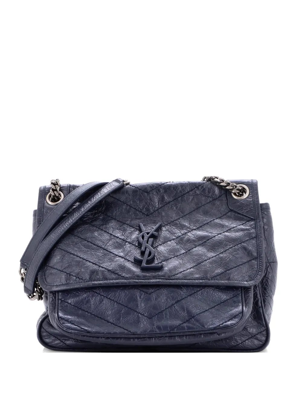 Niki Chain Flap Bag Matelasse Chevron Leather Medium shoulder bag