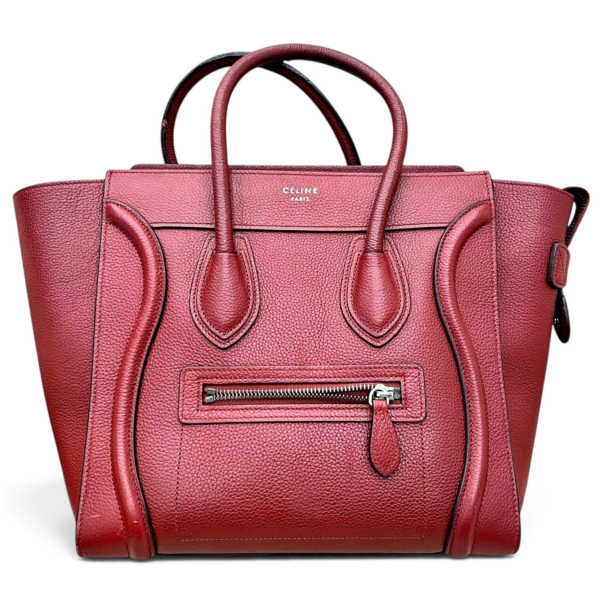 Luggage leather tote