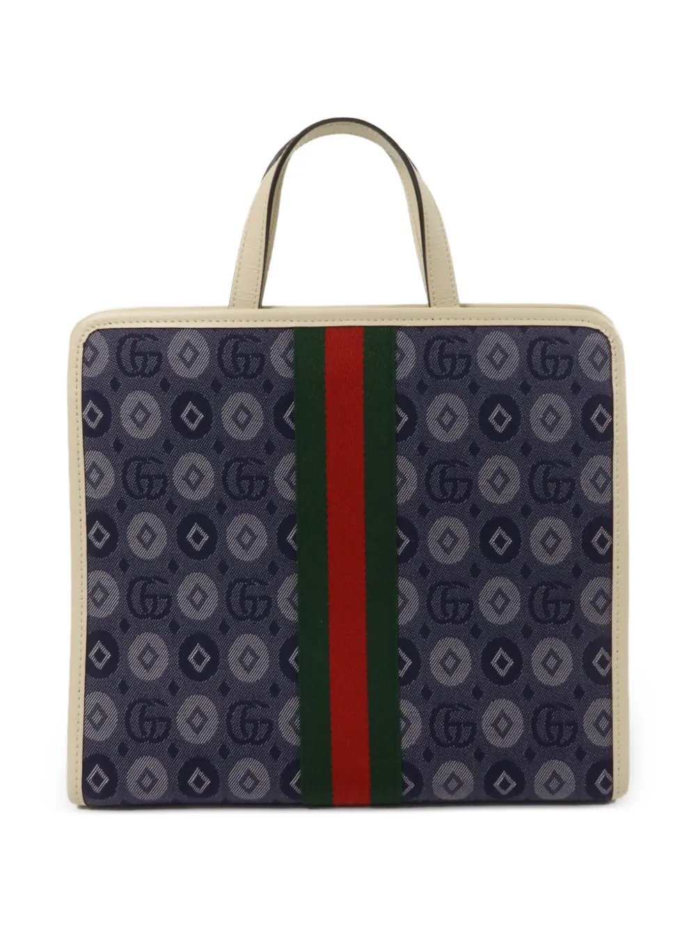 Web stripe GG Supreme tote bag