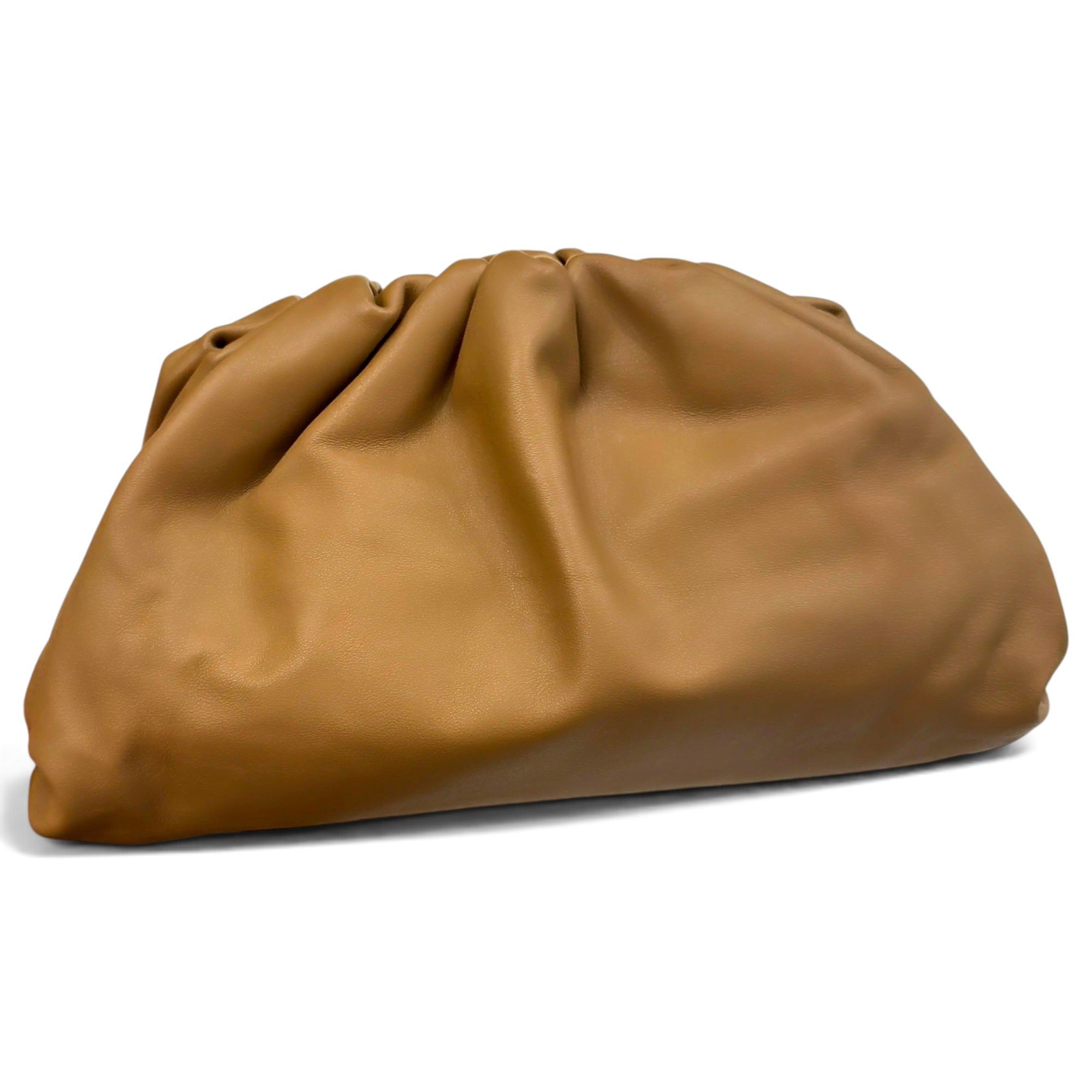 Pouch leather handbag