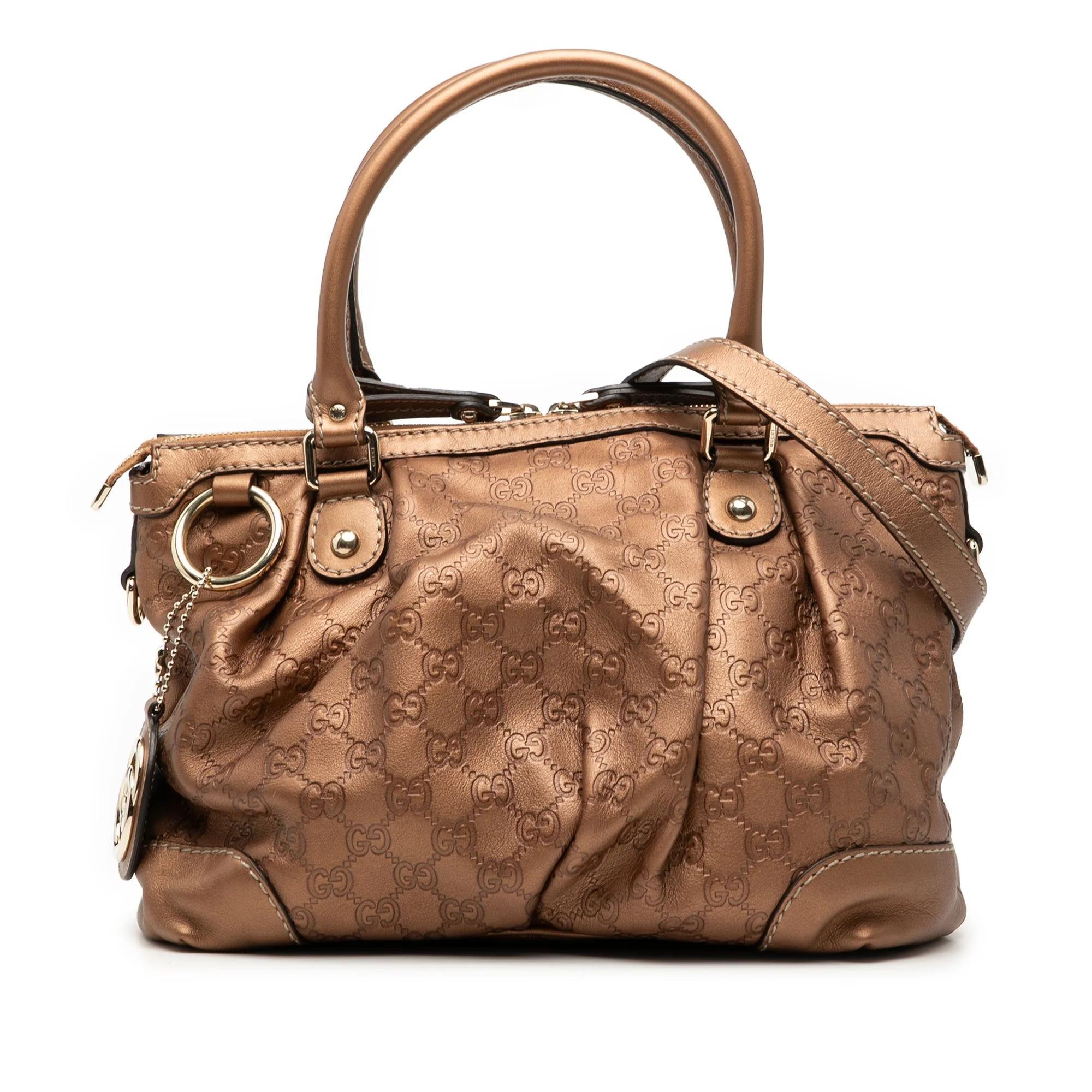 Sukey leather satchel