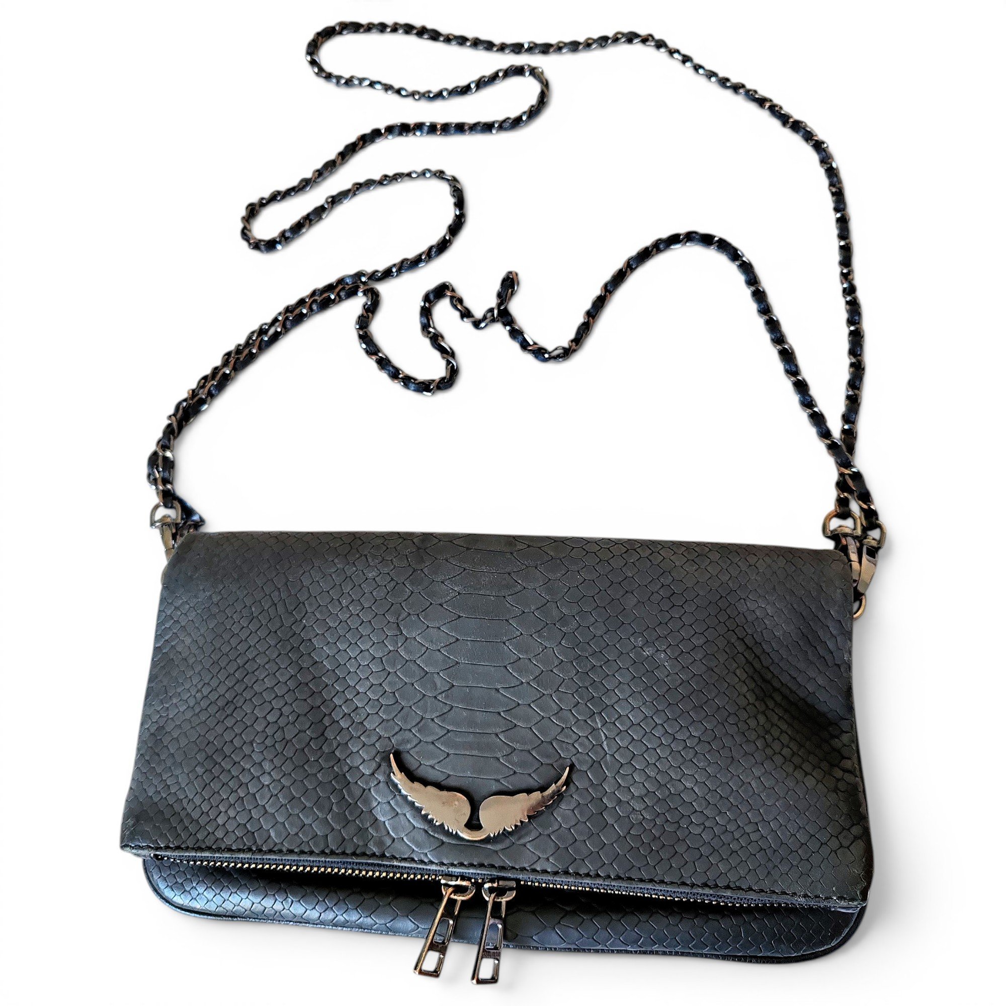Leather crossbody bag