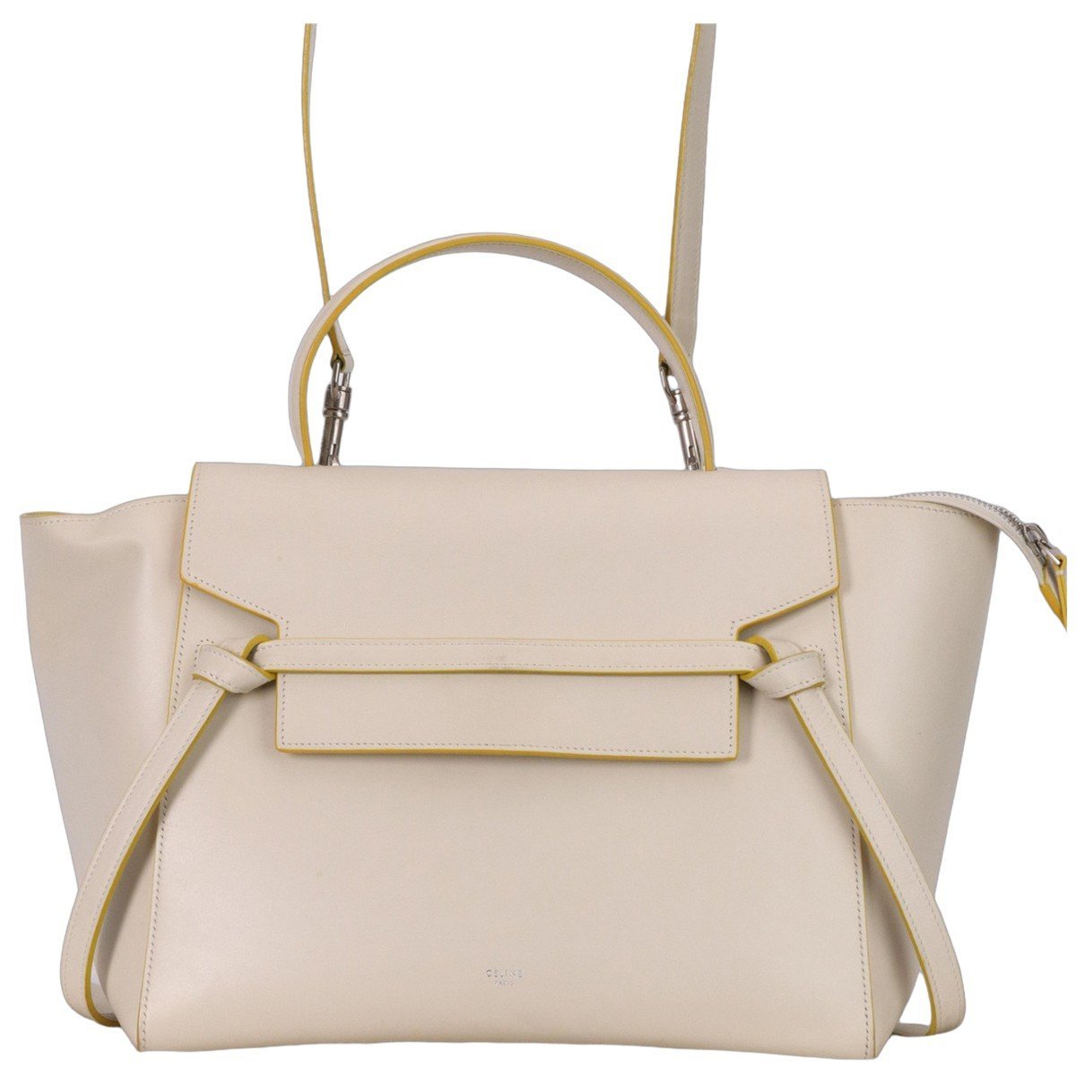 Belt pony-style calfskin handbag