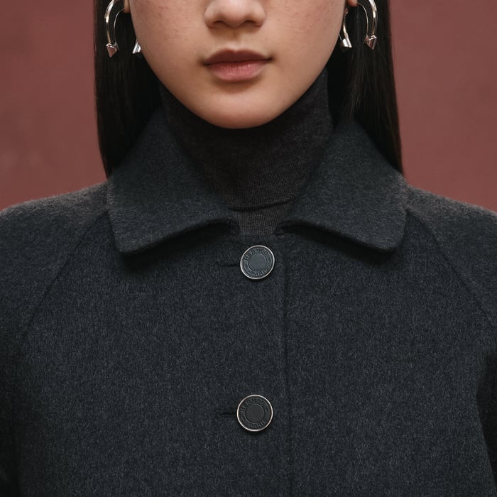 Gris Volcanique Cashmere Jacket