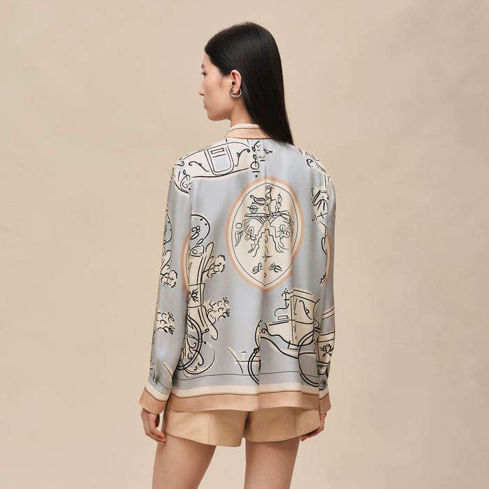 Gris Paruline "Ex-libris a Main Levee" Classic Shirt
