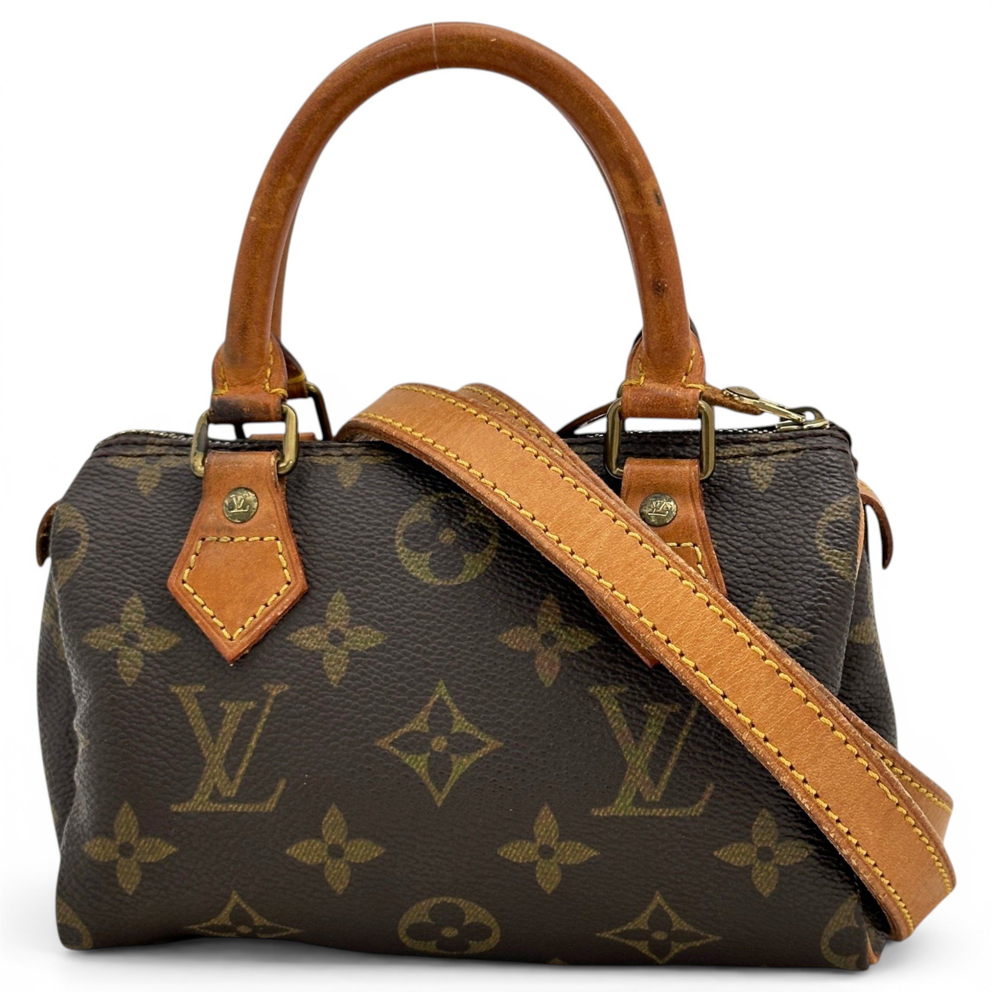 Speedy leather handbag