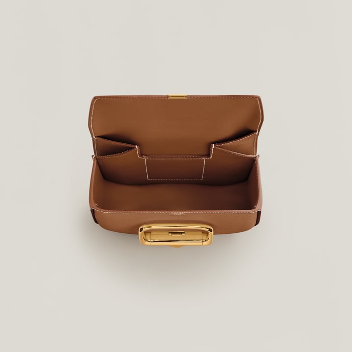 Gold Hermès Della Cavalleria Mini Bag