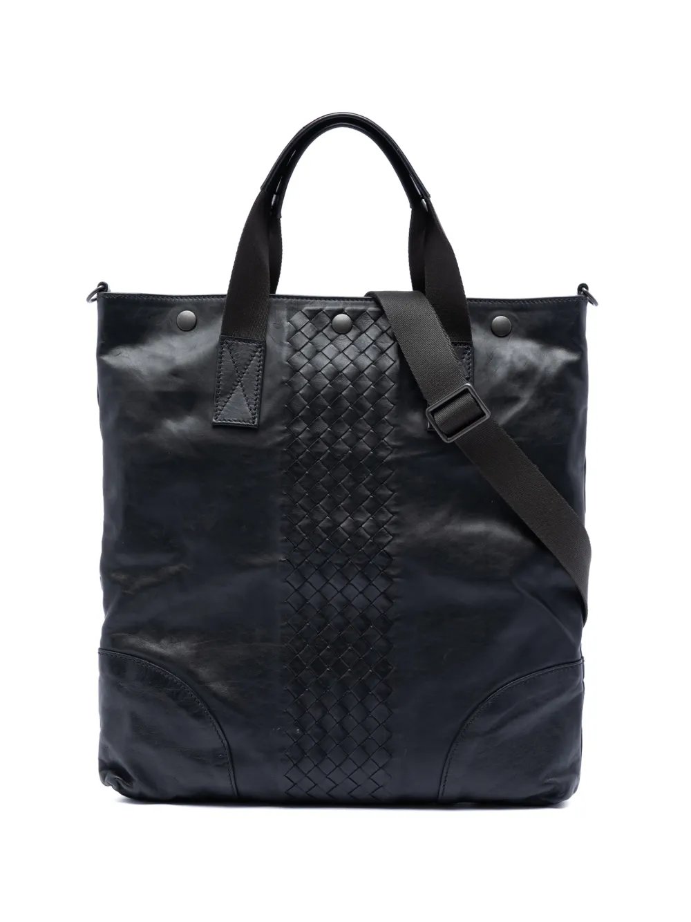 2012-2026 Intrecciato Trimmed Nappa Convertible Tote satchel
